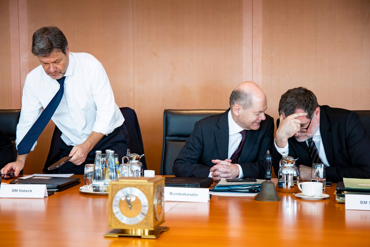 Robert Habeck in Olaf Scholz