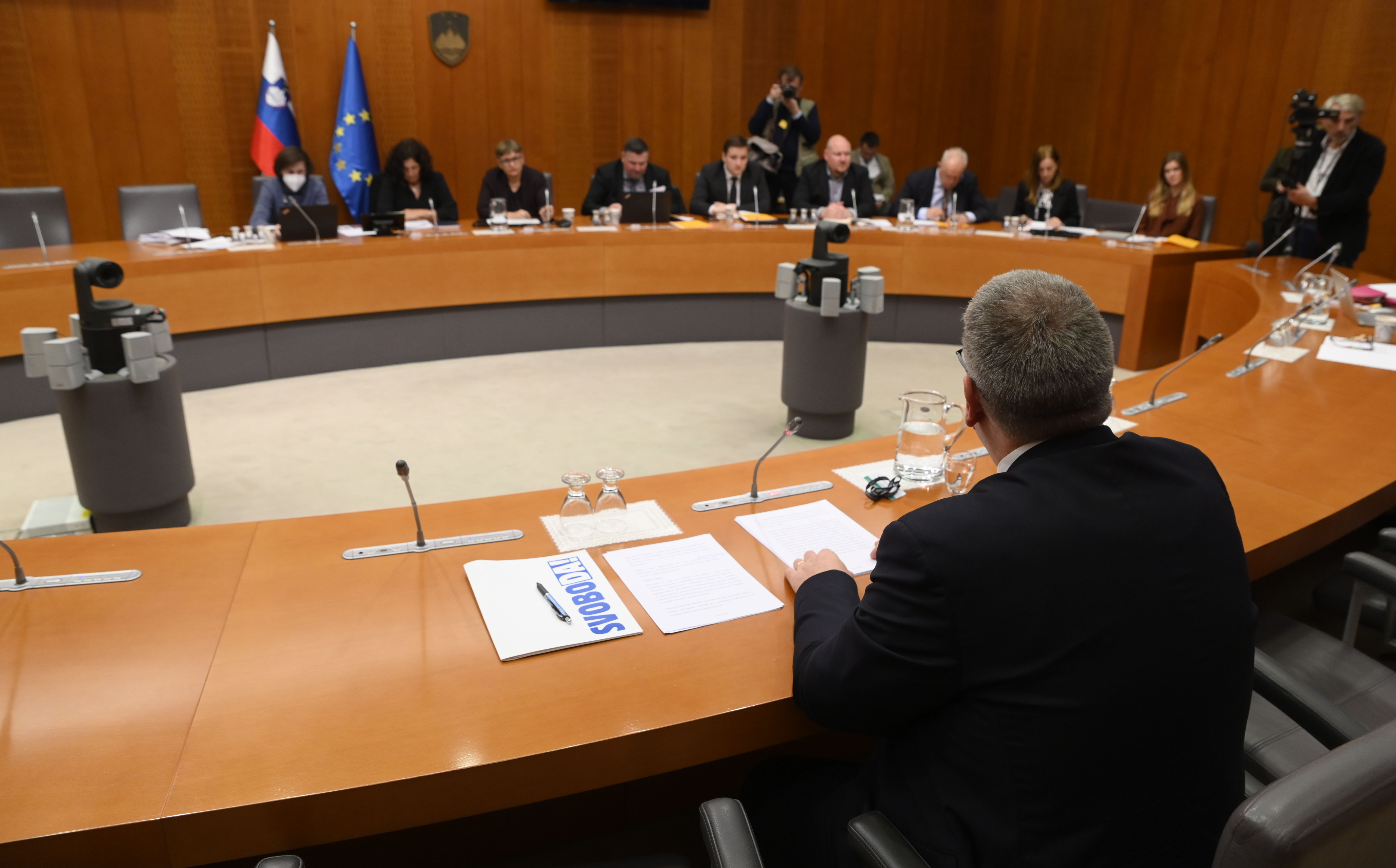 Boštjan Poklukar seja odbora DZ za notranje zadeve javno upravo in lokalno samoupravo