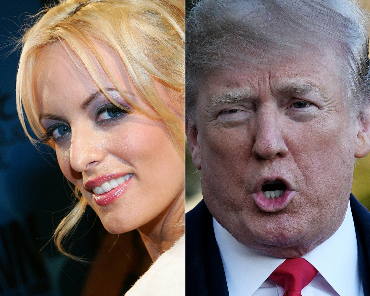 Stormy Daniels in Donald Trump