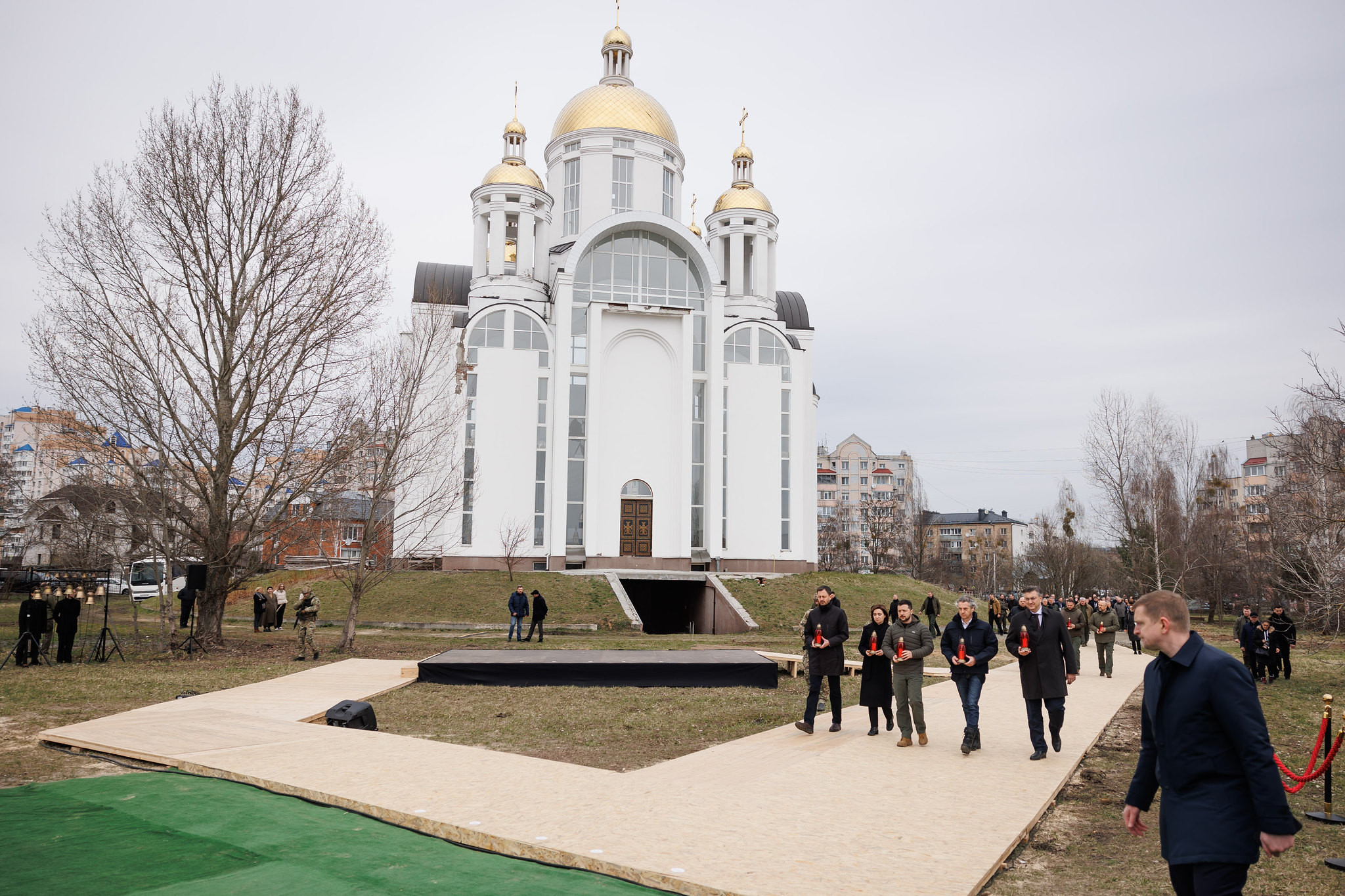 Robert Golob, Ukrajina, Volodimir Zelenski, Buča,