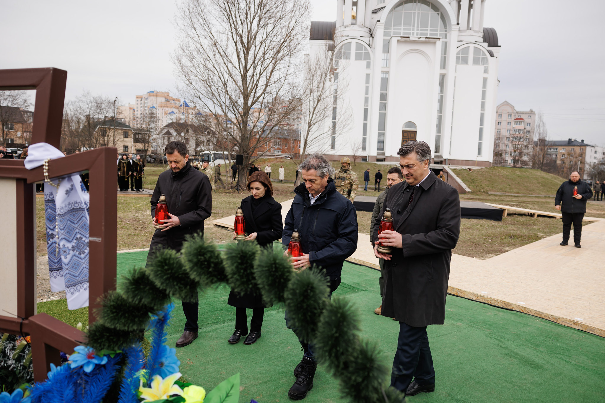 Robert Golob, Ukrajina, Volodimir Zelenski, Buča,