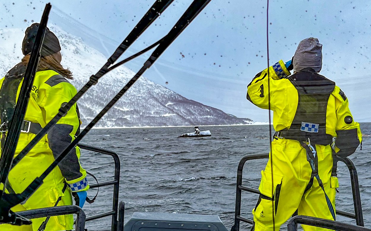 snežni plaz norveška