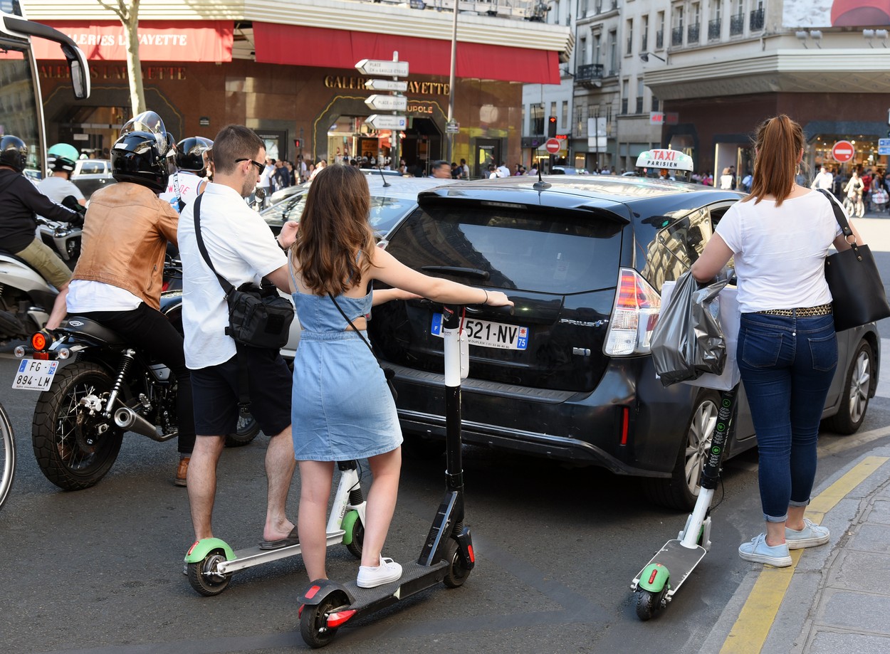 E-Tretroller in Paris