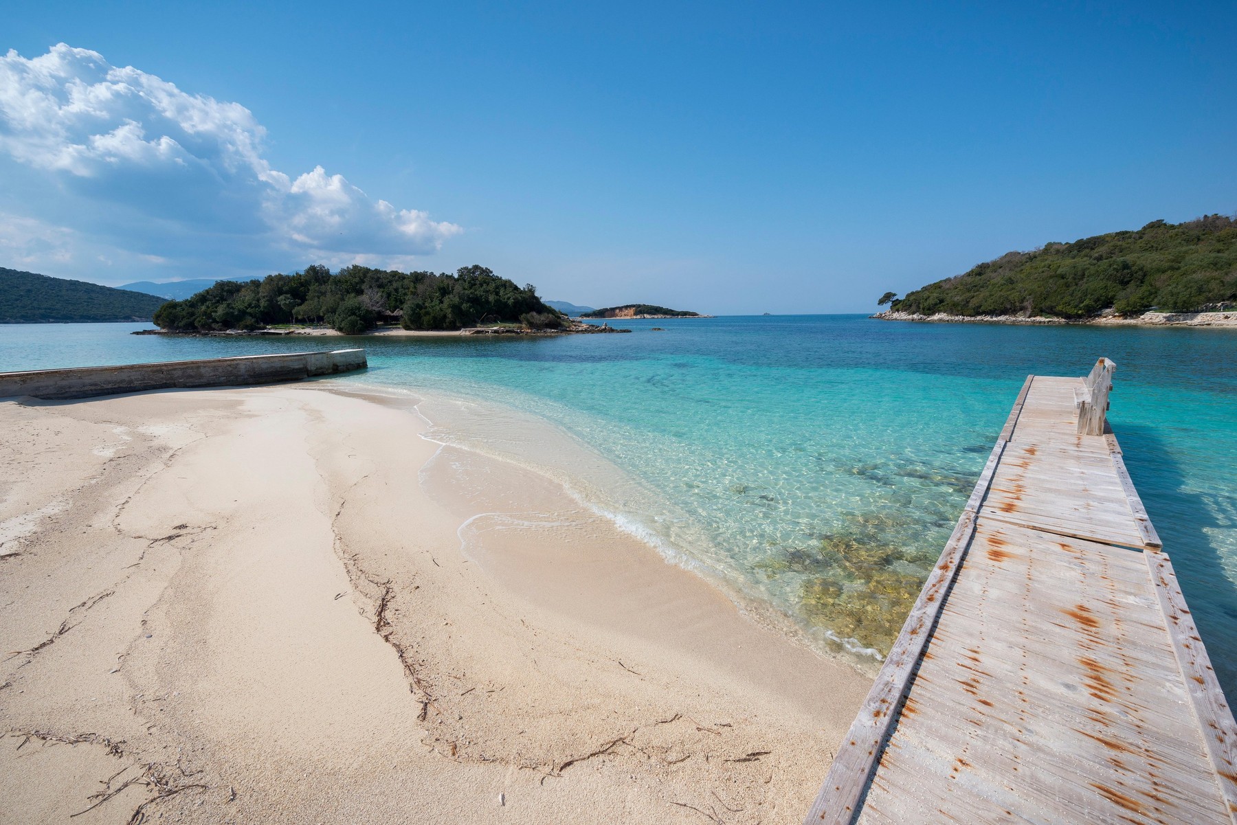 otoki ksamil, albanija