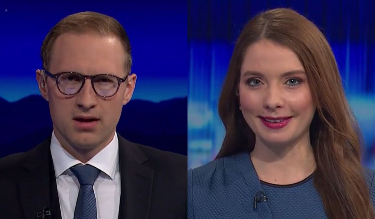 Luka Svetina in Valentina Plaskan