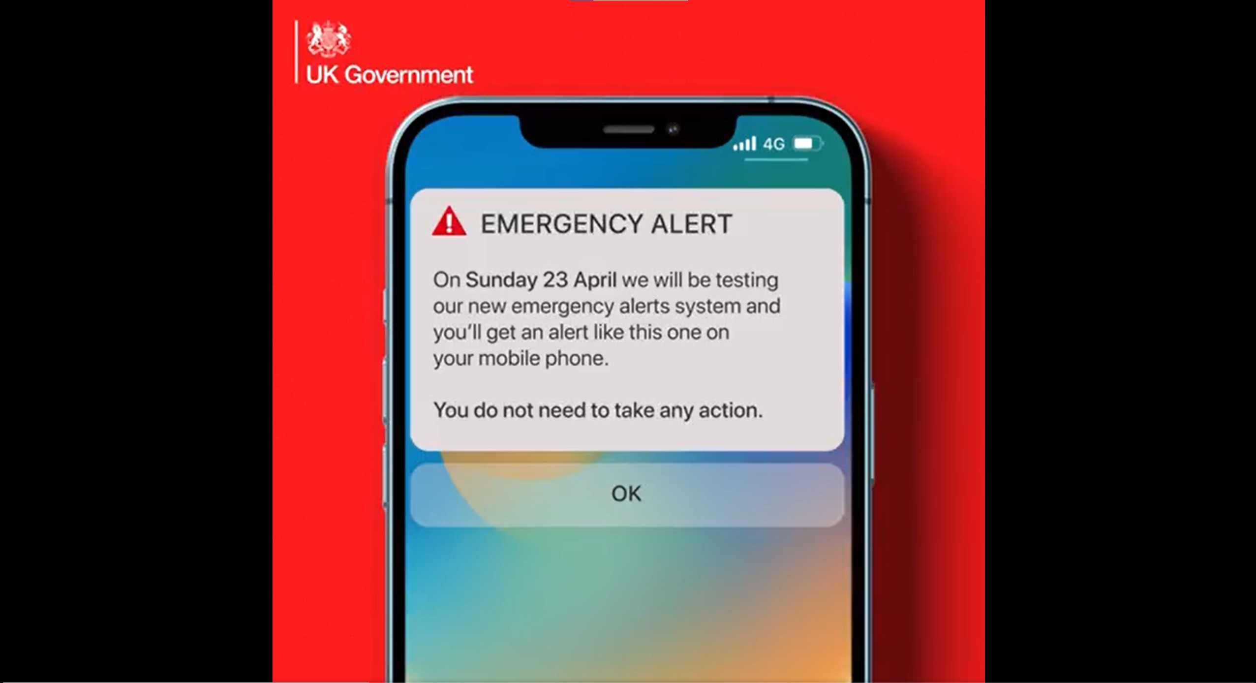 opozorilni sistem Združeno kraljestvo