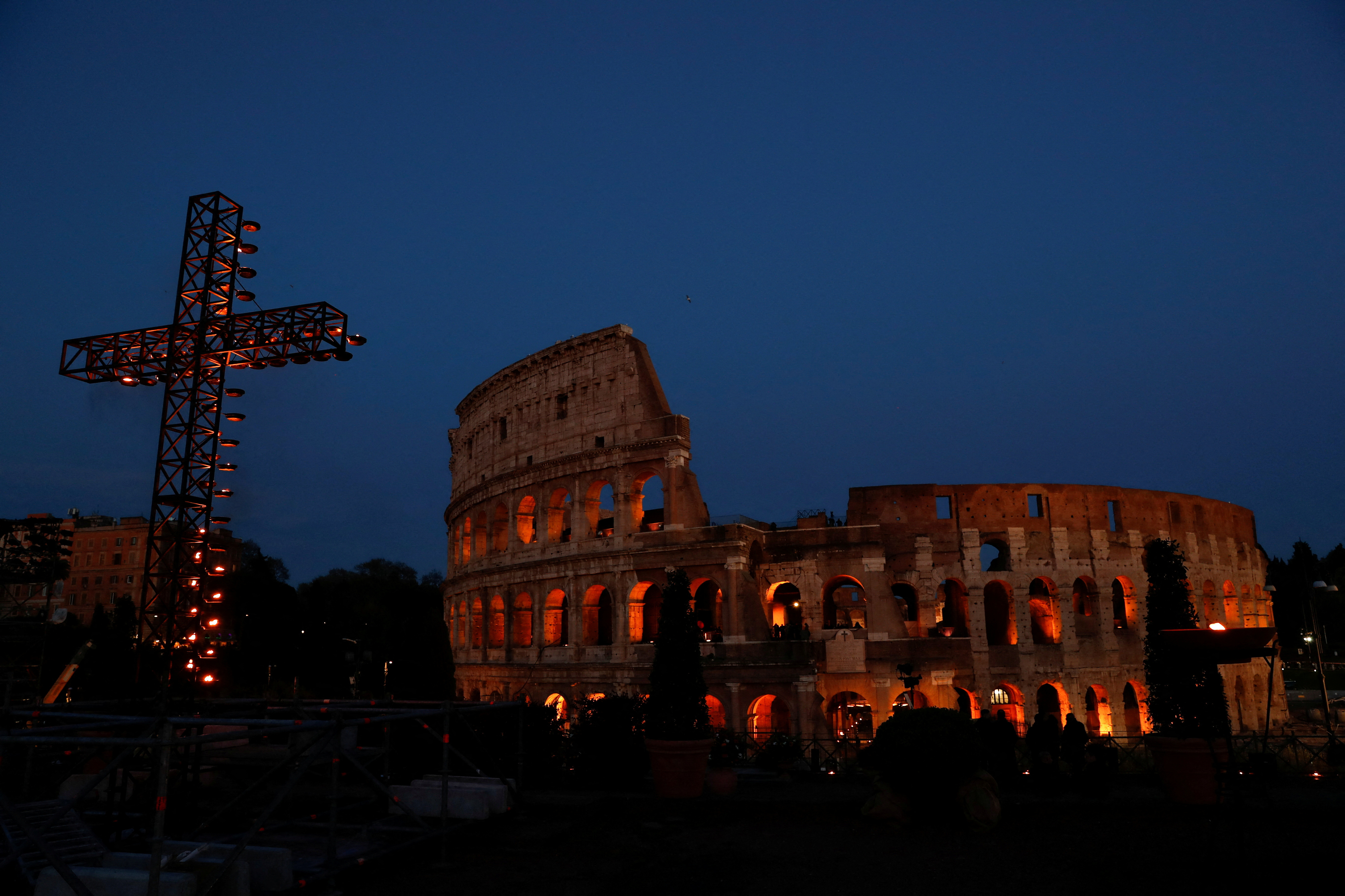 Kolosej, križev pot, velika noč