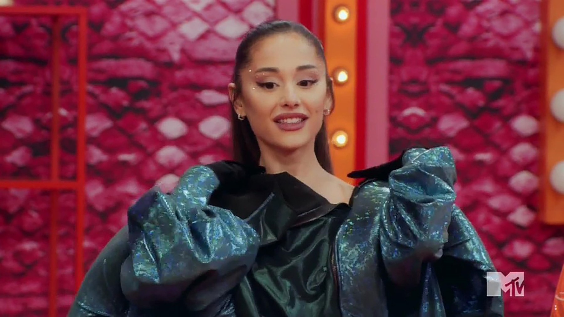 Ariana Grande's stuns with her entrance look on RuPaul's Drag Race