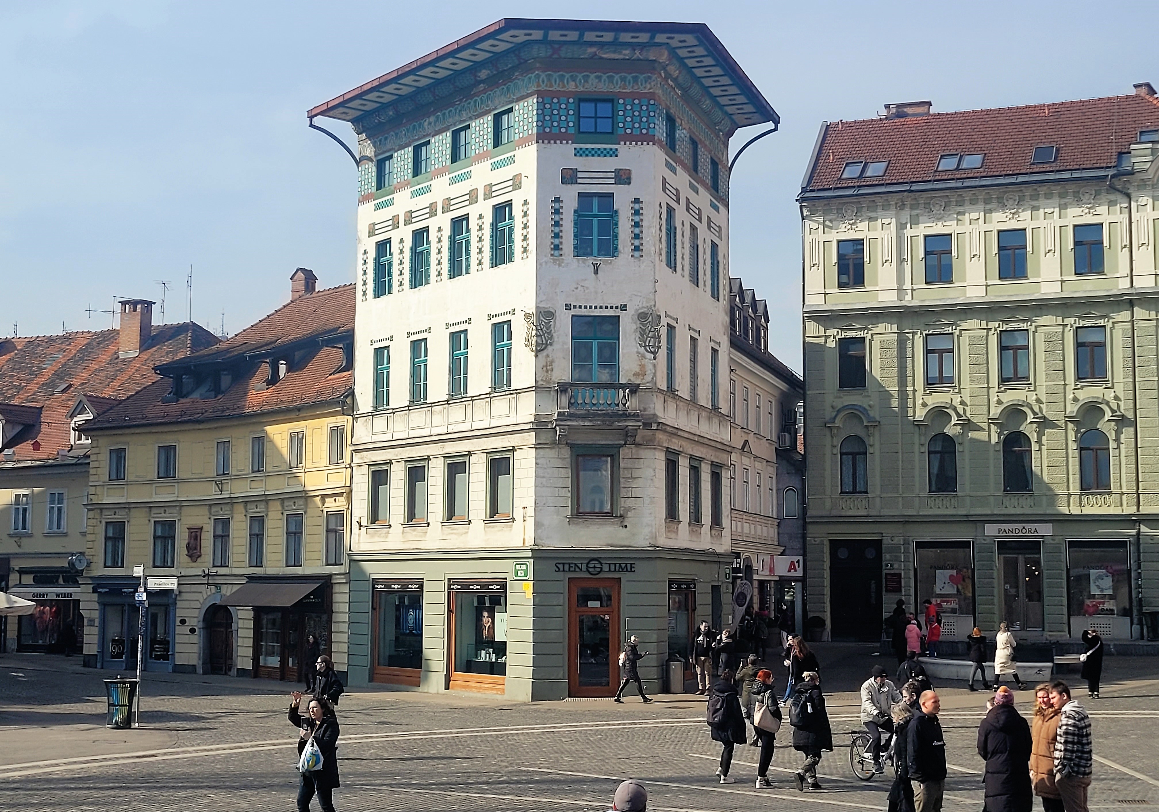 hauptmanova hiša, ljubljana, secesija