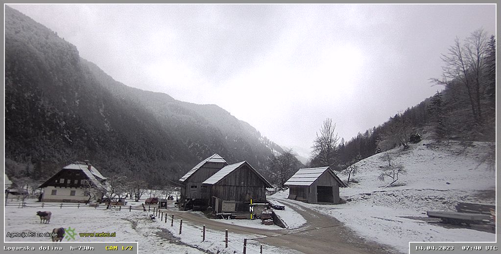 Logarska dolina (Vir: ARSO)