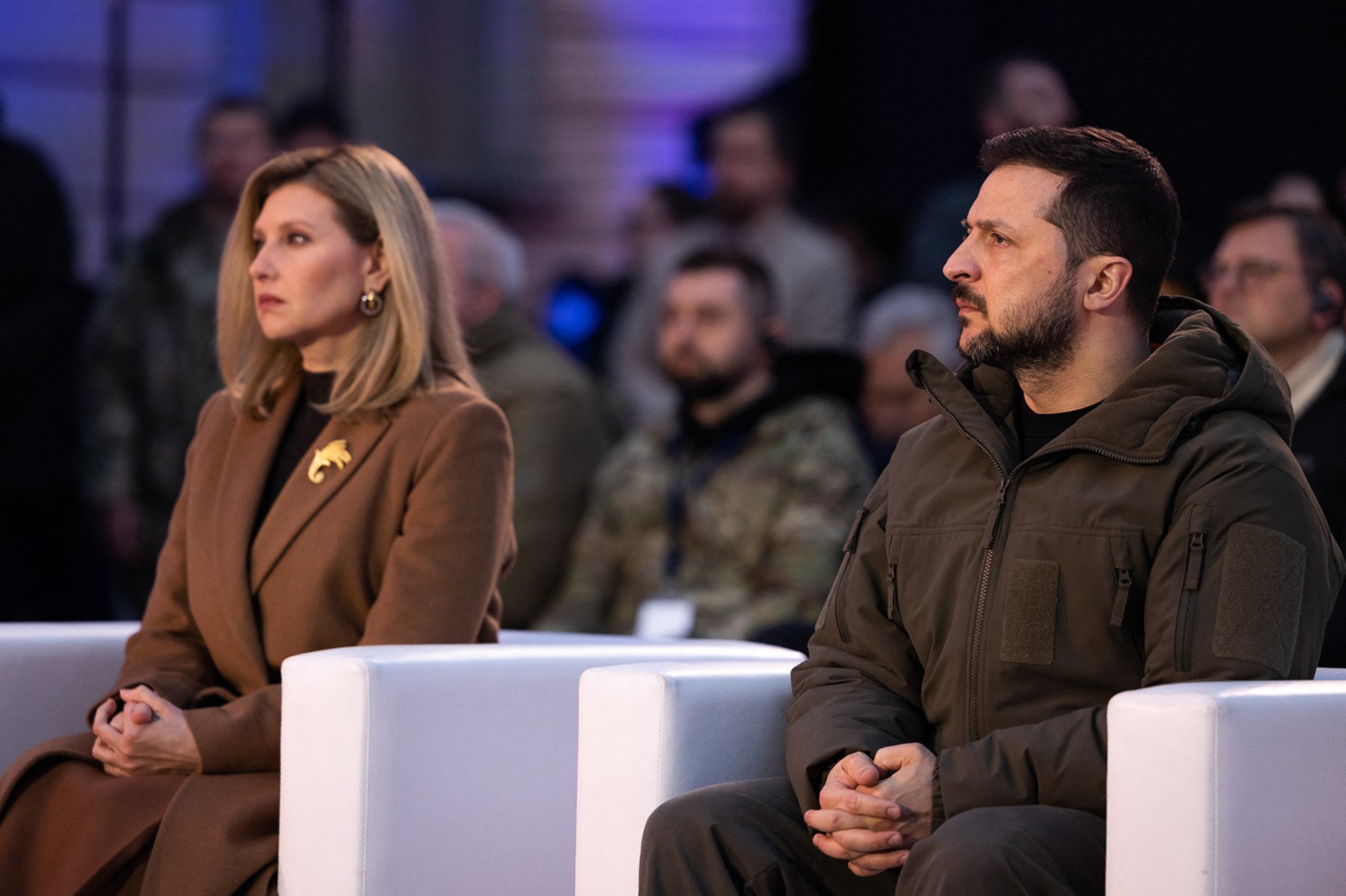 Olena in Volodimir Zelenski