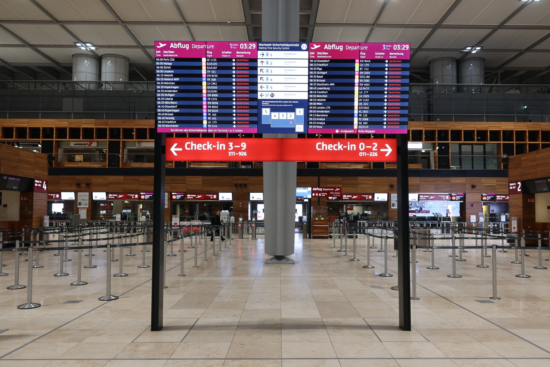 letališče, Berlin, stavka