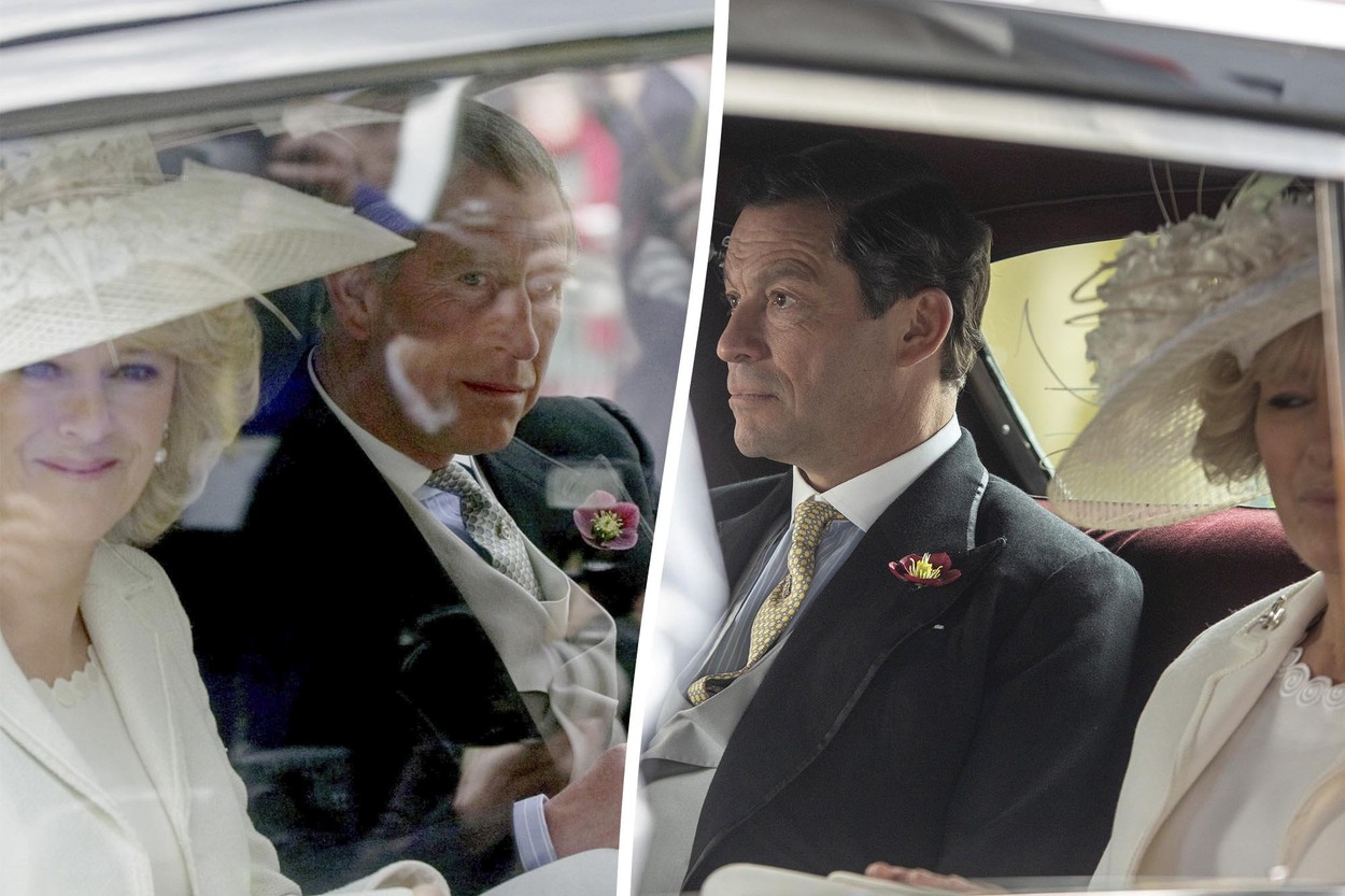 Snemanje, krona, karl, charles, camilla, serija