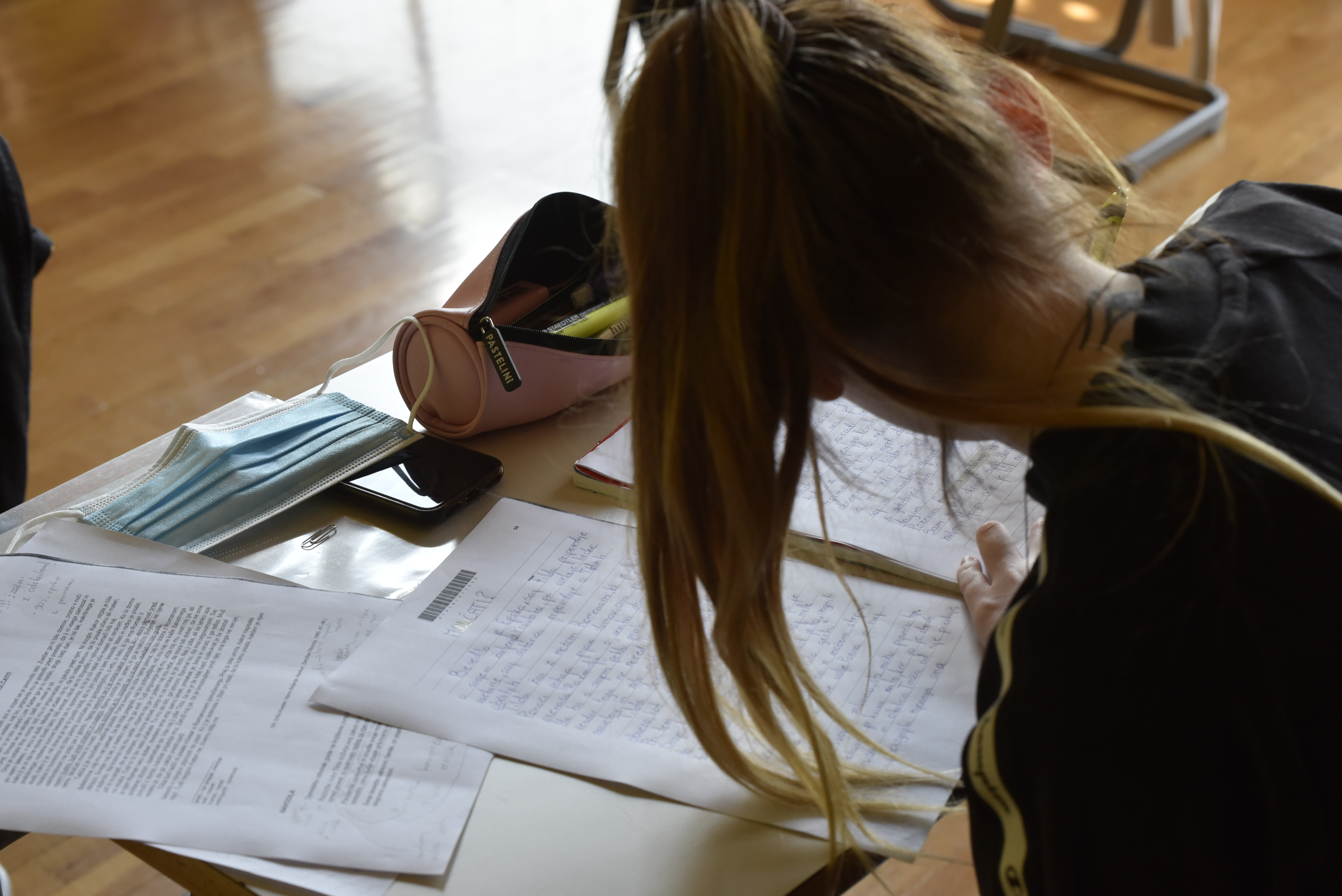 dijaki, matura, test, preverjanje znanja, šola