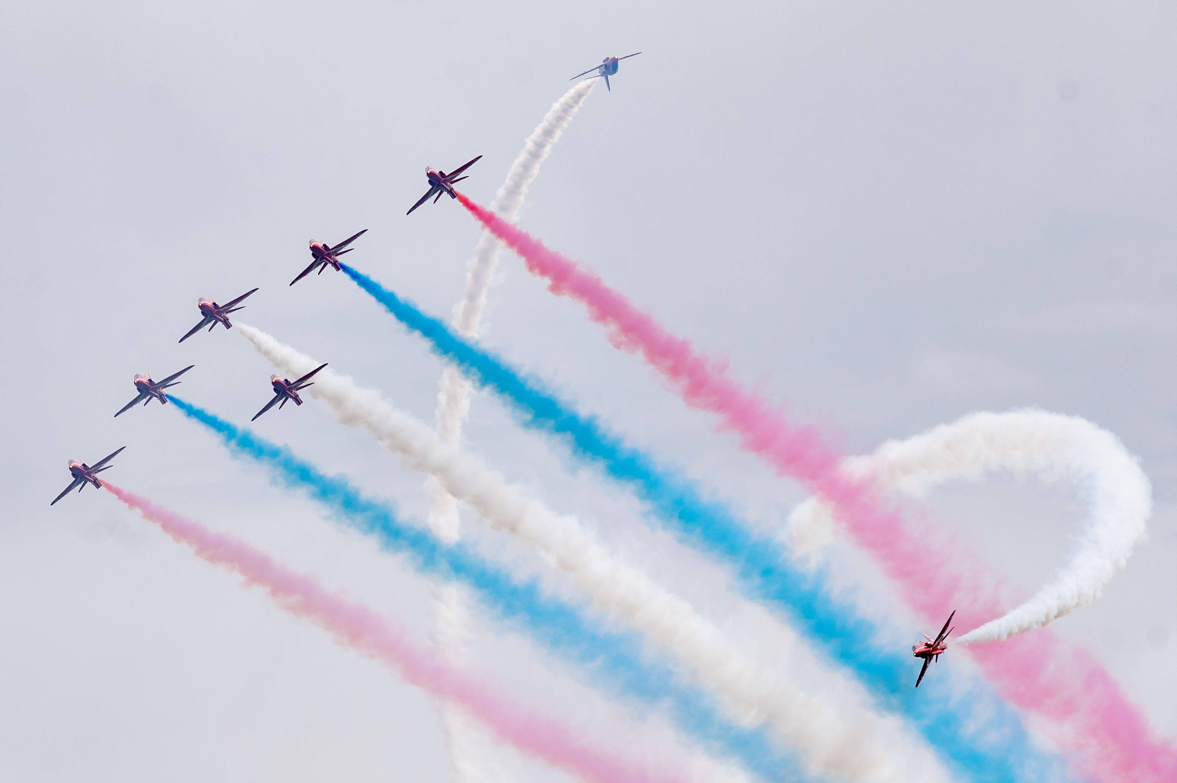 Letalske akrobacije, hrvaška, velika britanija. Zadar