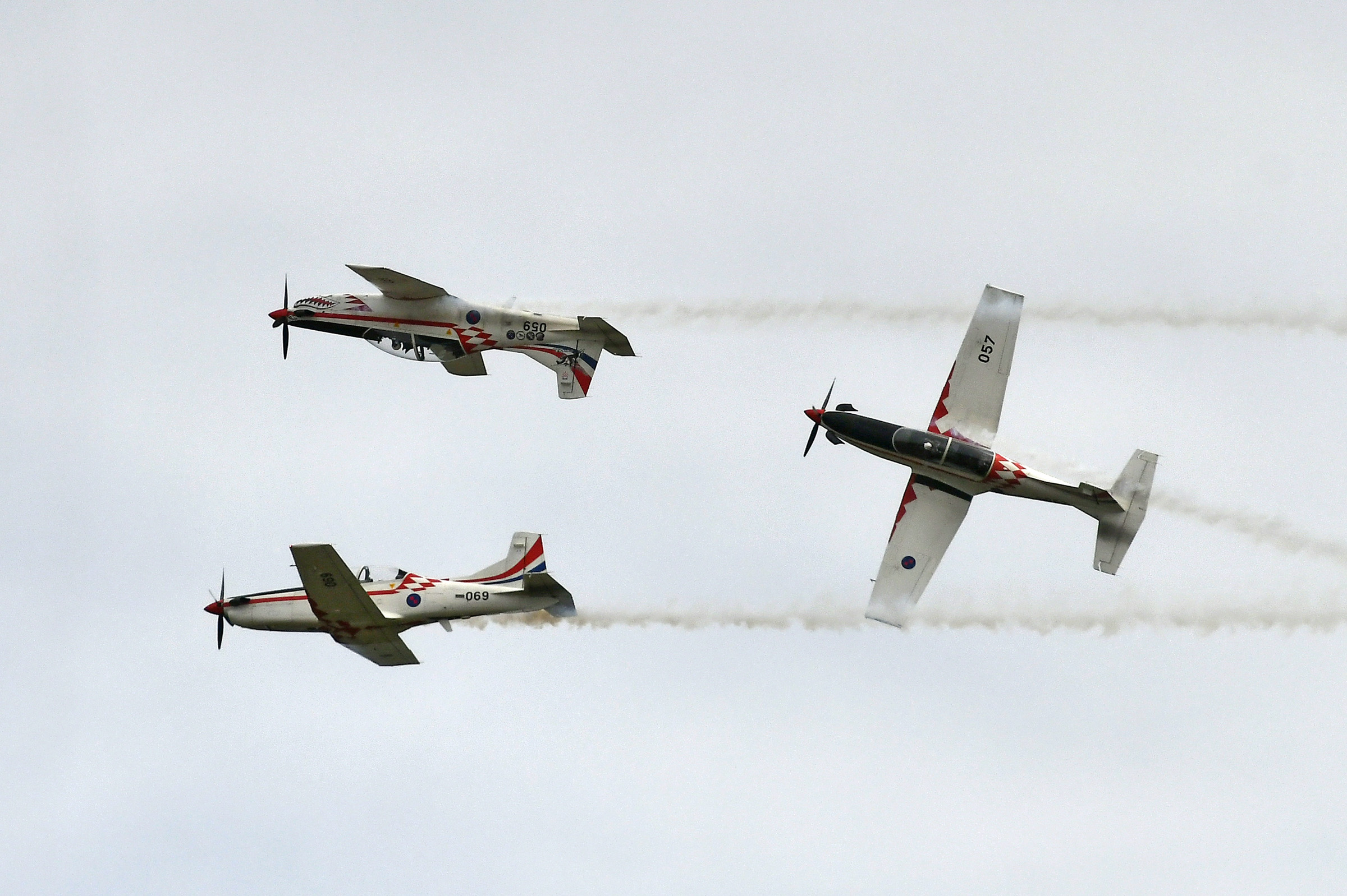 Letalske akrobacije, hrvaška, velika britanija. Zadar