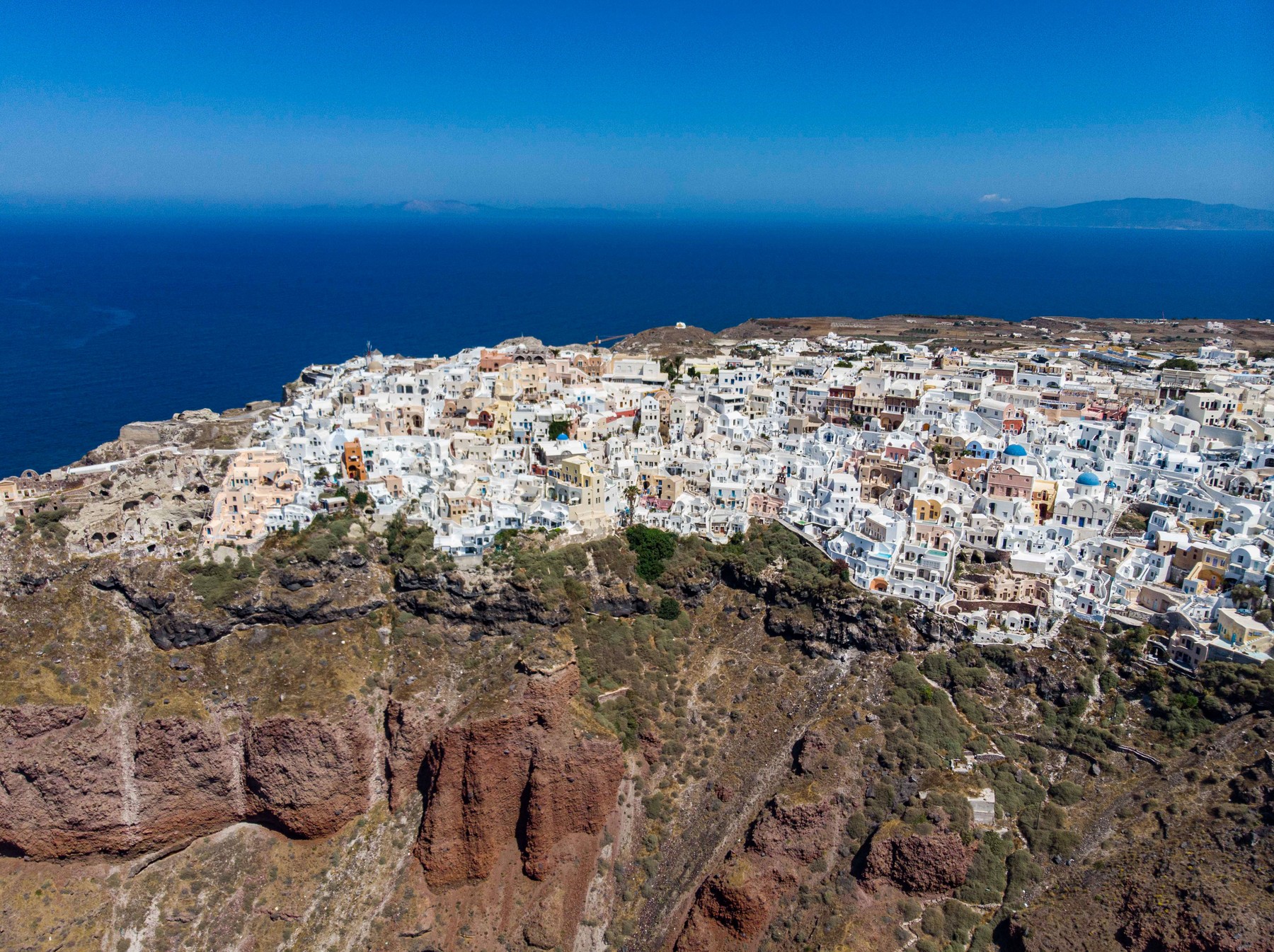 Santorini, Grčija, vulkan