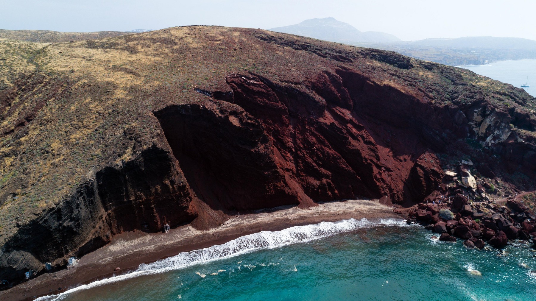 Santorini, Grčija, vulkan