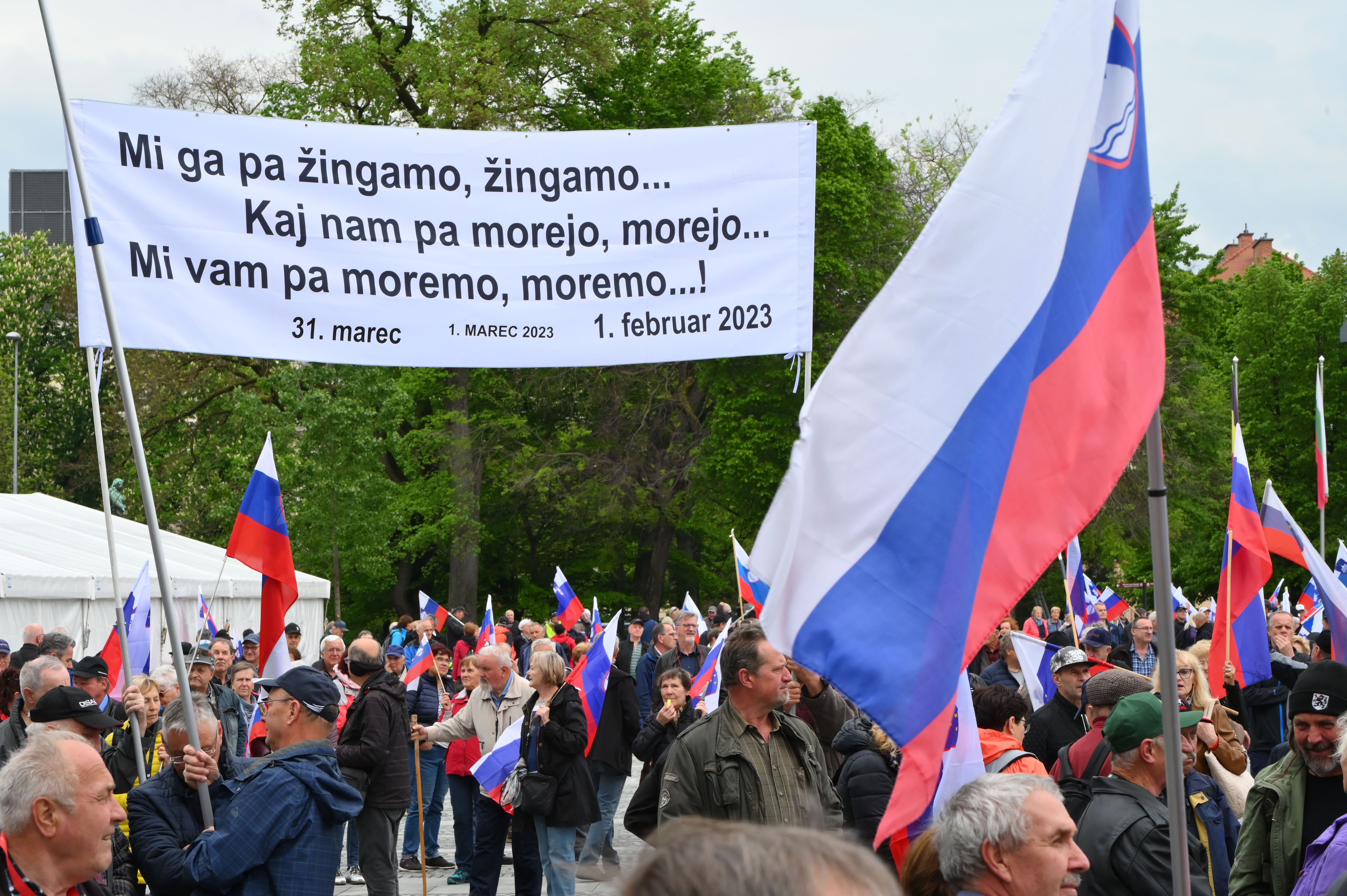 upokojenci, shod upokojencev