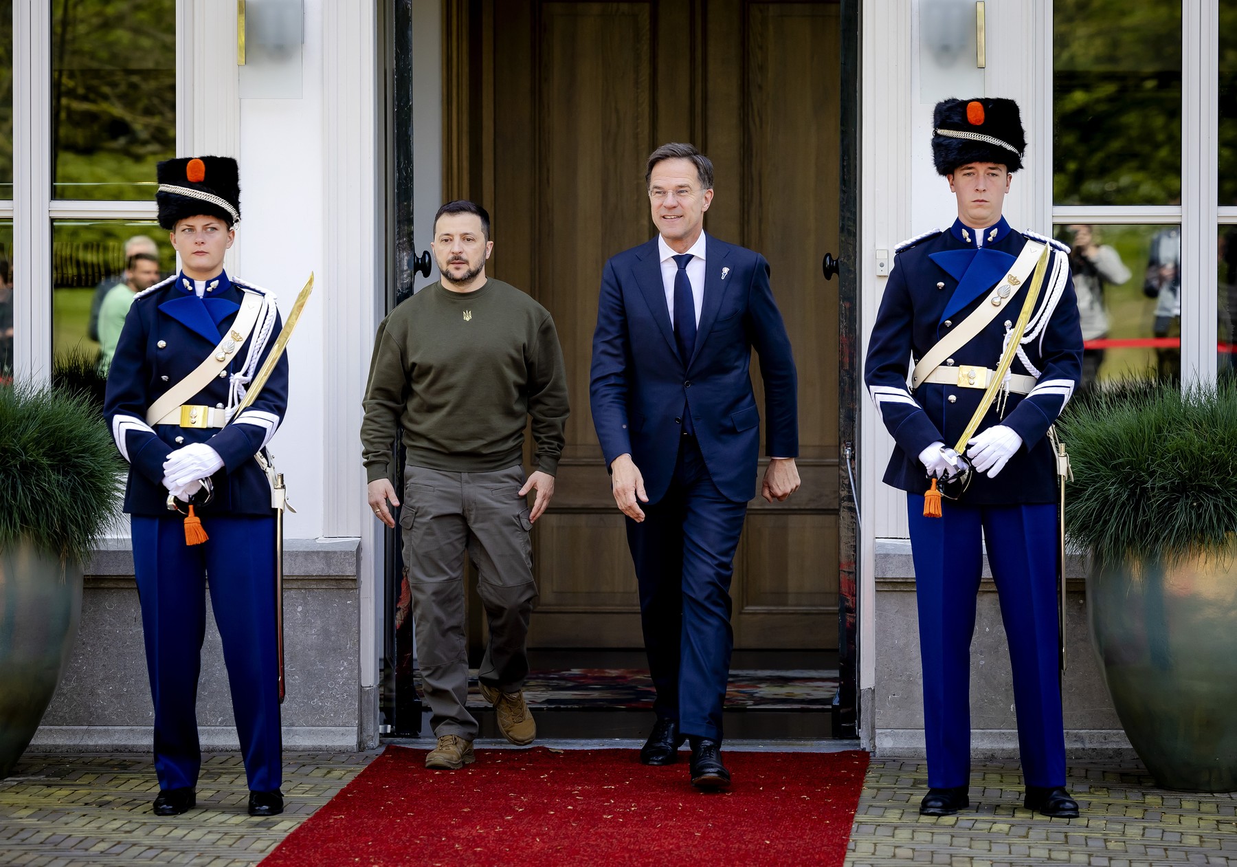 Rutte, Zelenski, Haag