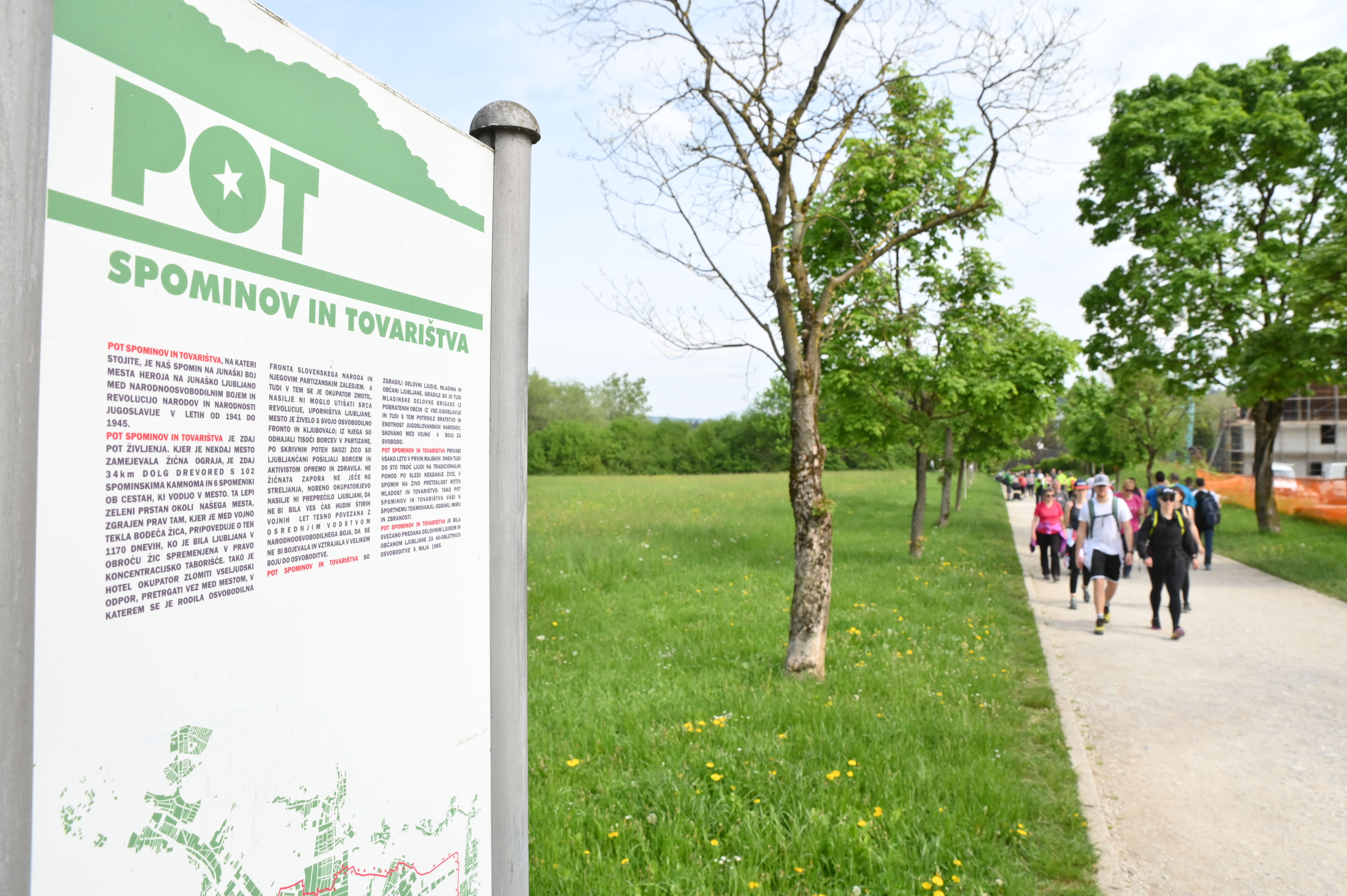 Pohod ob žici okupirane Ljubljane