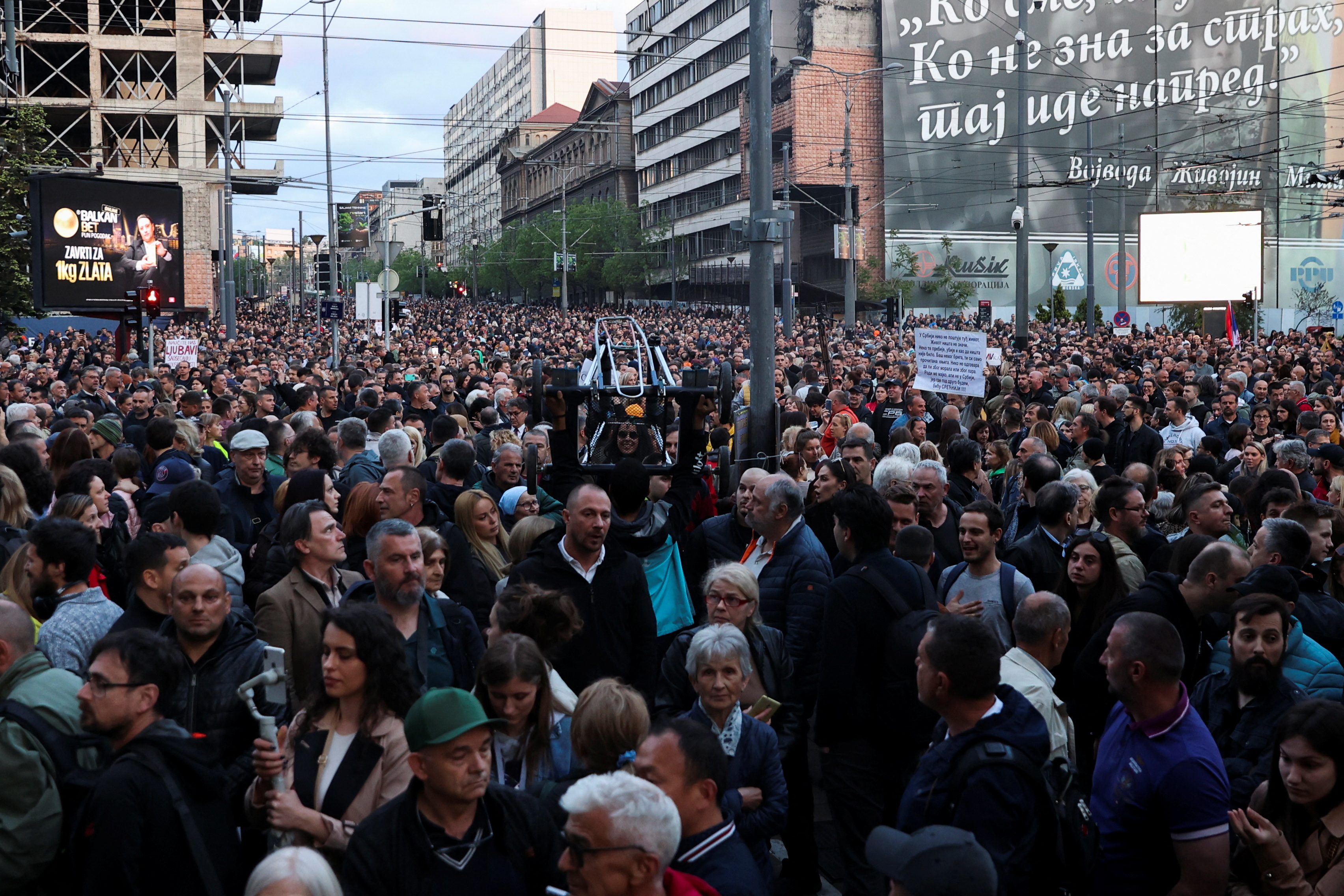 Protesti v Beogradu