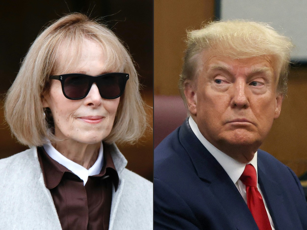 Jean Carroll in Donald Trump