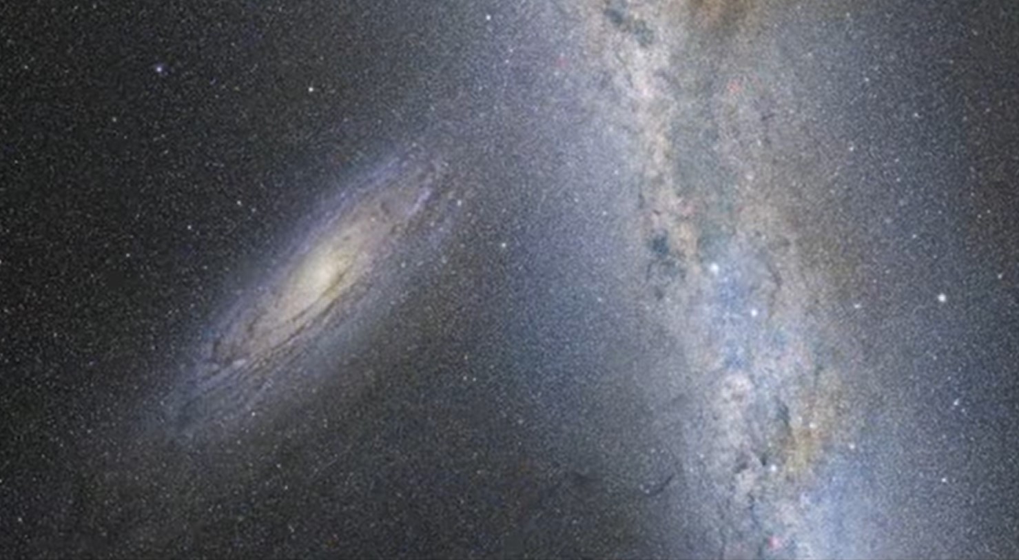 trk galaksij andromeda rimska cessta