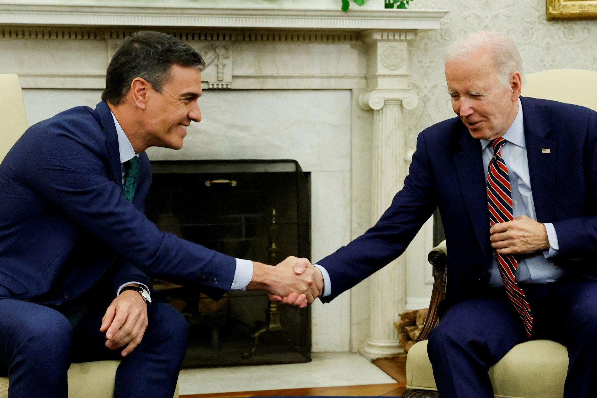 Joe Biden, Pedro Sanchez
