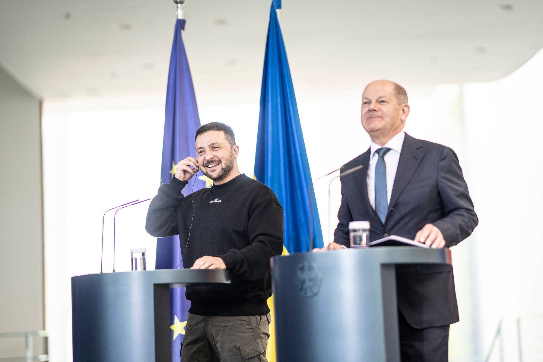 Volodimir Zelenski, Olaf Scholtz