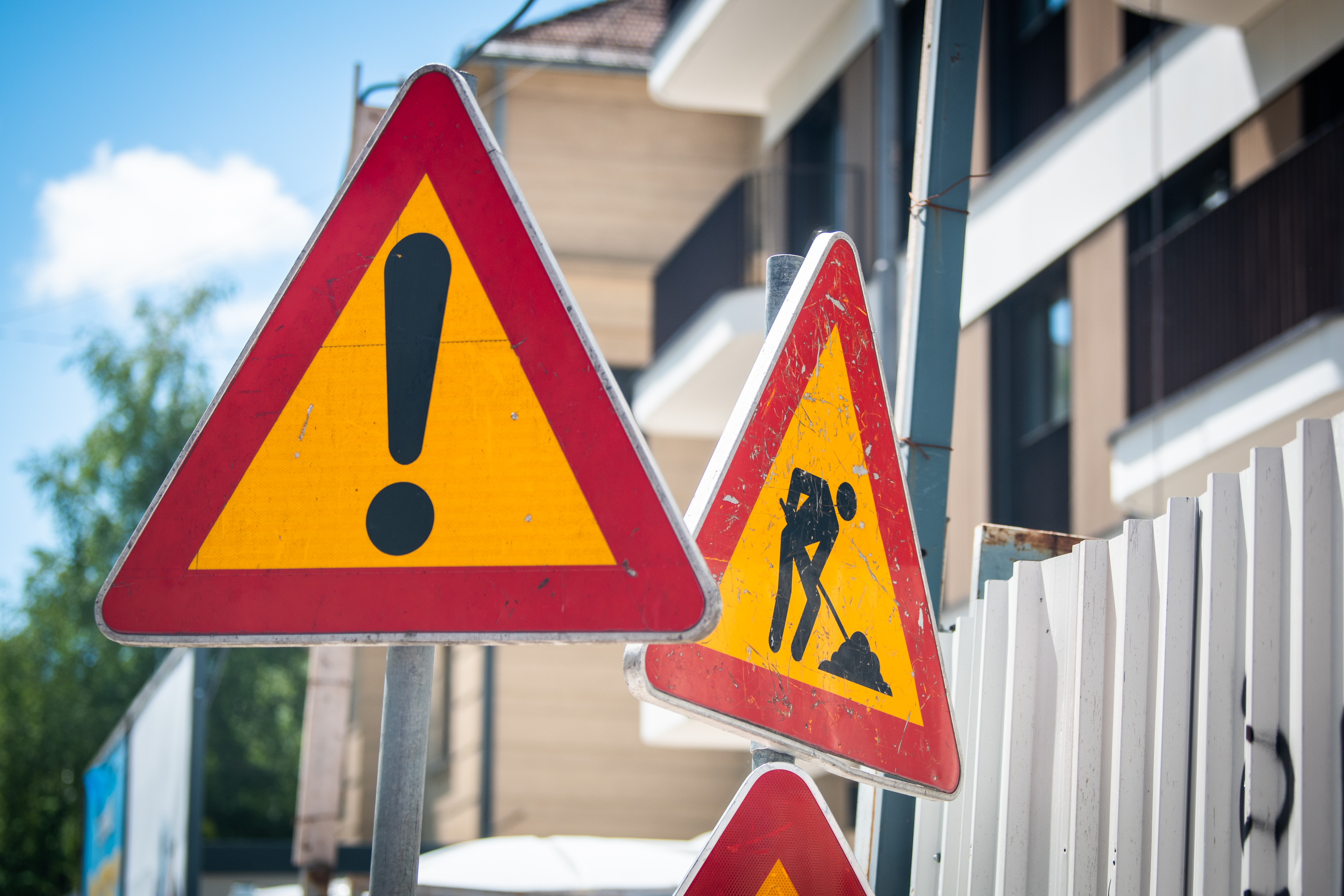 delo na cesti, promet