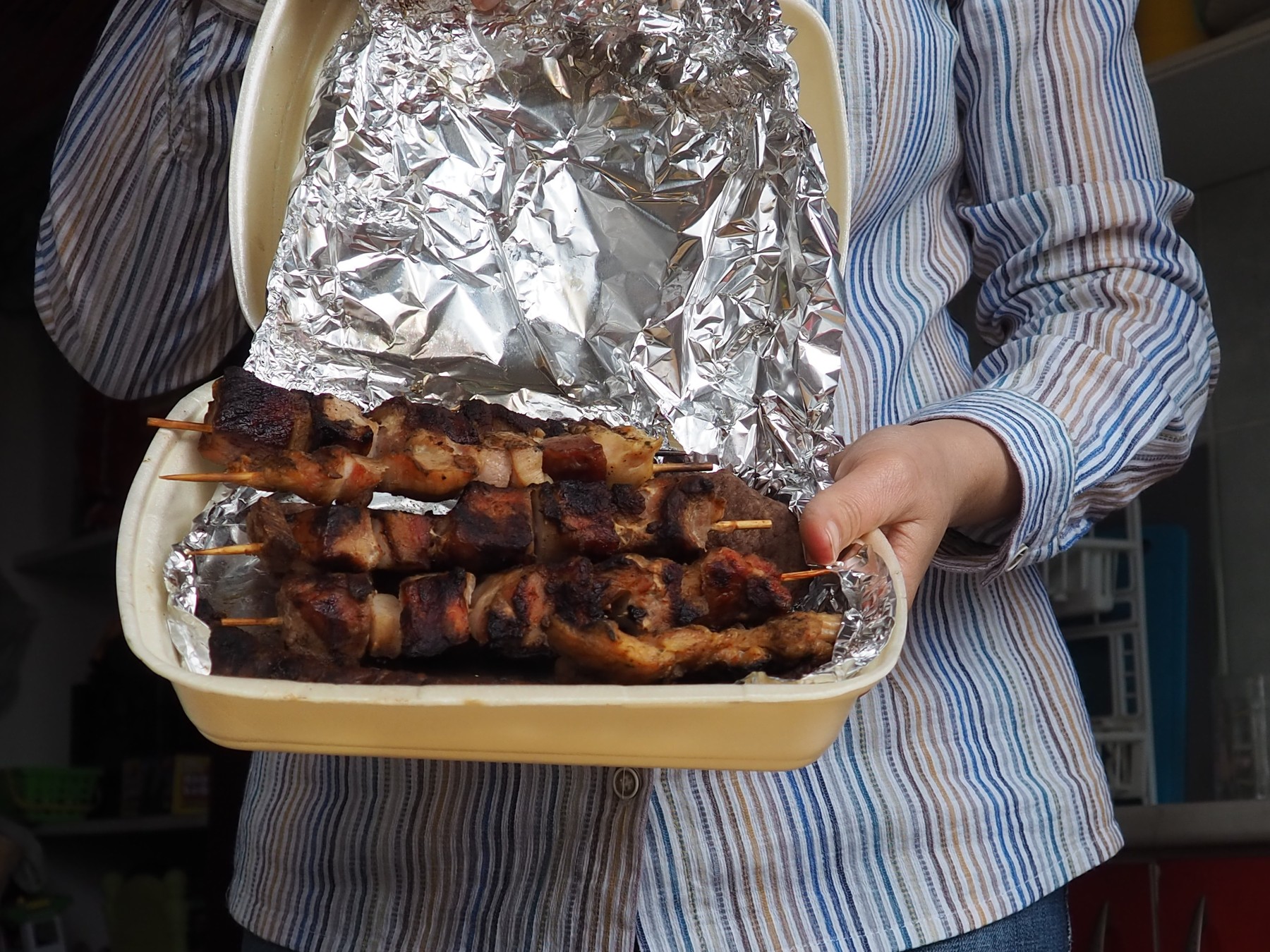 hrana, žar, auminijasta folija