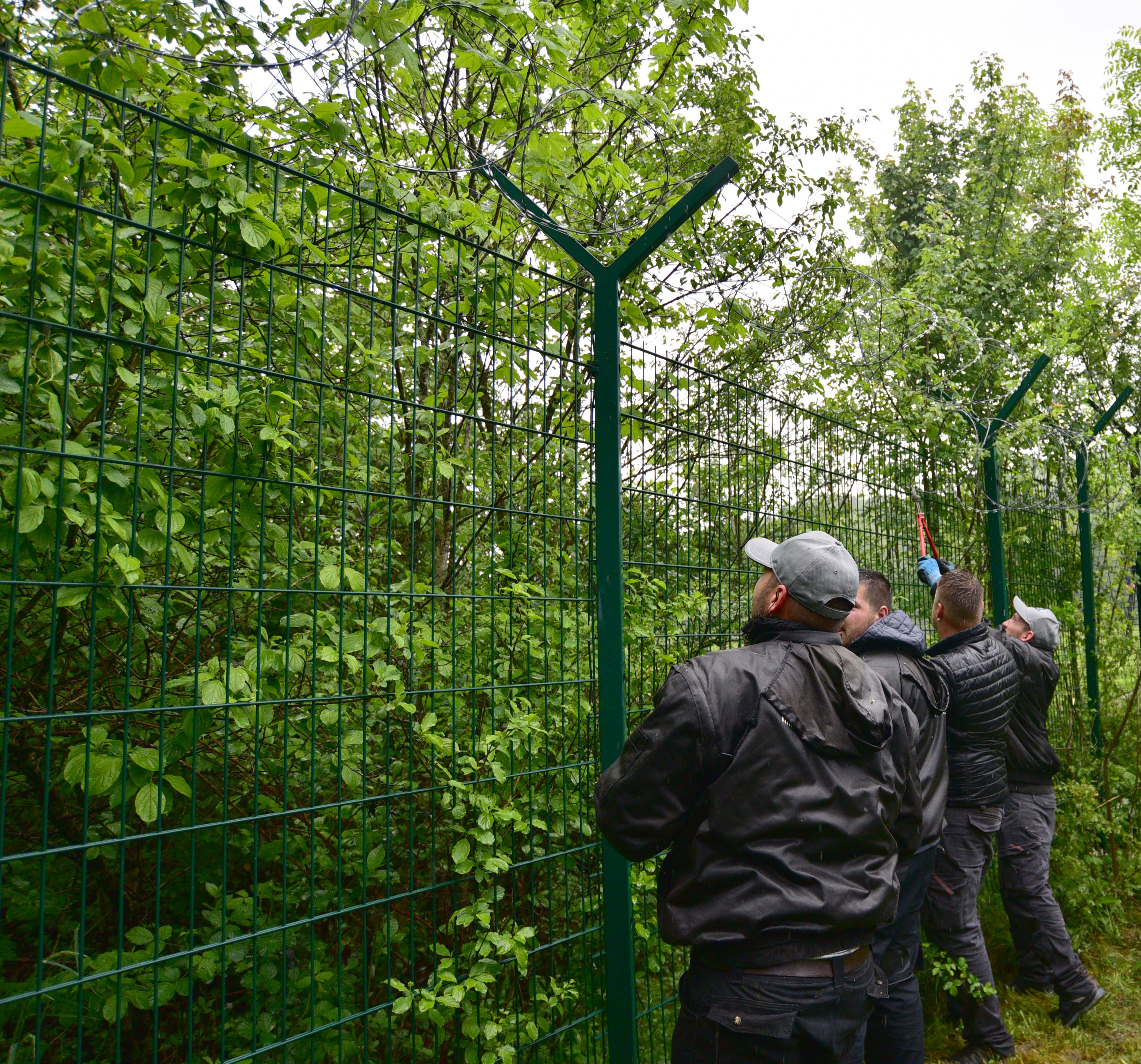 Odstranjevanje ograj na meji