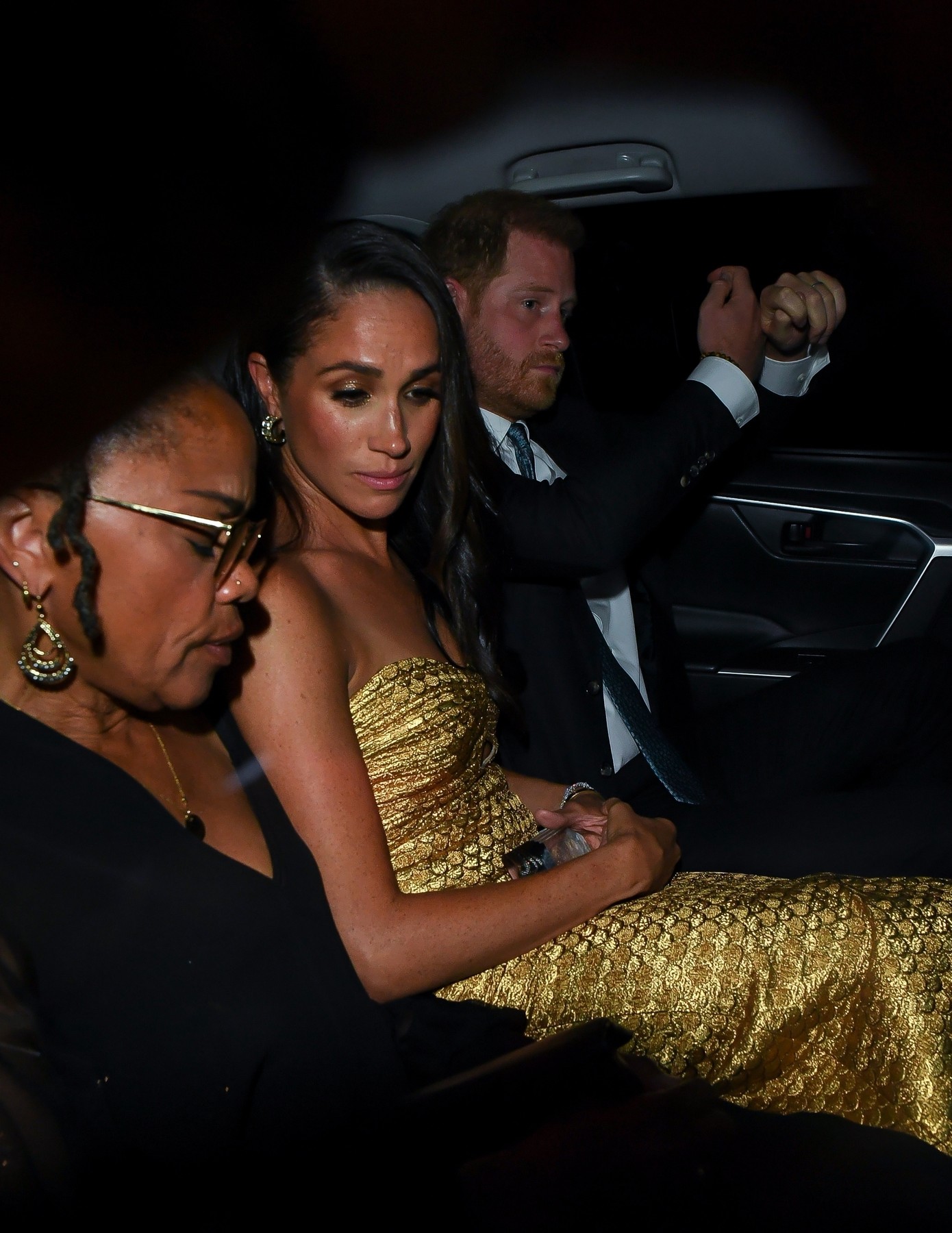 Po podelitvi so prizorišče zapustili s taksijem (PROFIMEDIA)