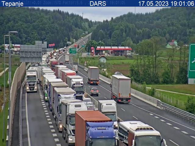 gneča, avtocesta, zastoj, kolona