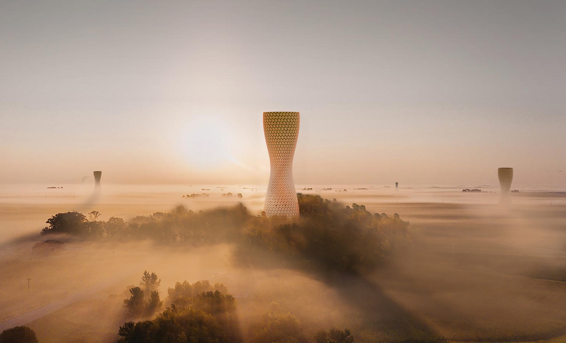 Studio Symbiosis, stolp, čiščenje zraka