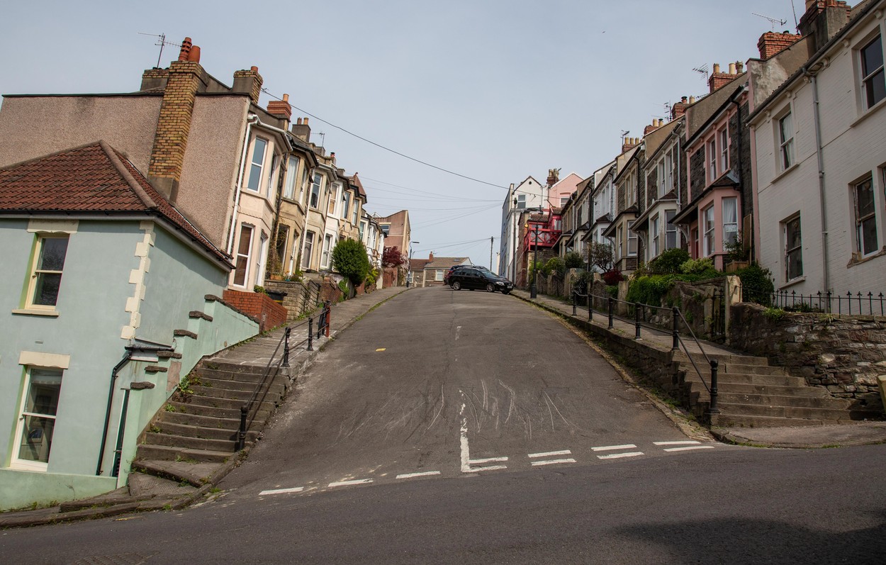 Ulica Vale v Bristolu