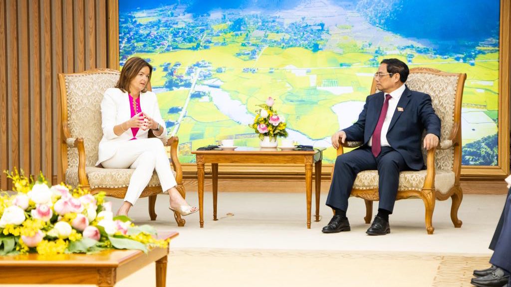 tanja fajon,predsednik,vlade,vietnam,Pham Minh Chinh,obisk