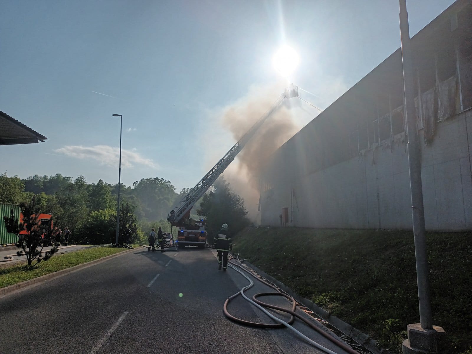 požar celje, sortirnica simbio