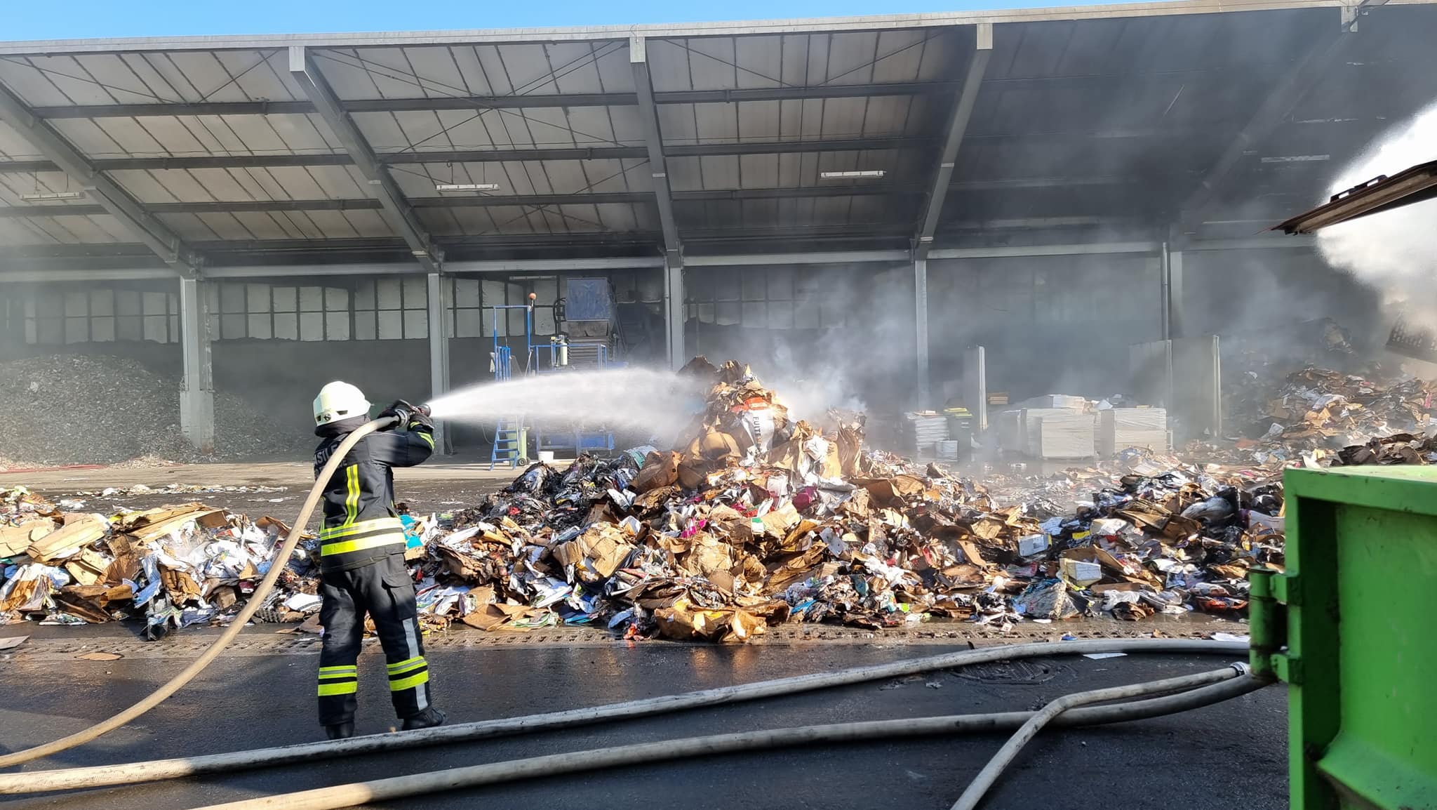 požar celje, sortirnica simbio