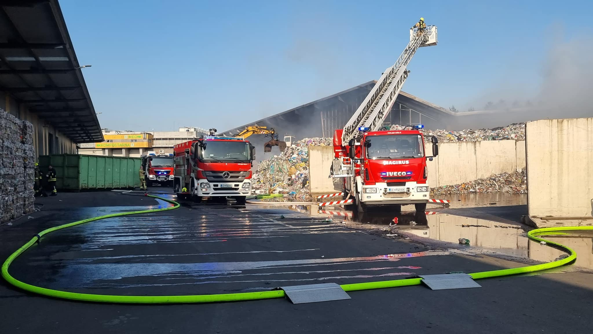 požar celje, sortirnica simbio