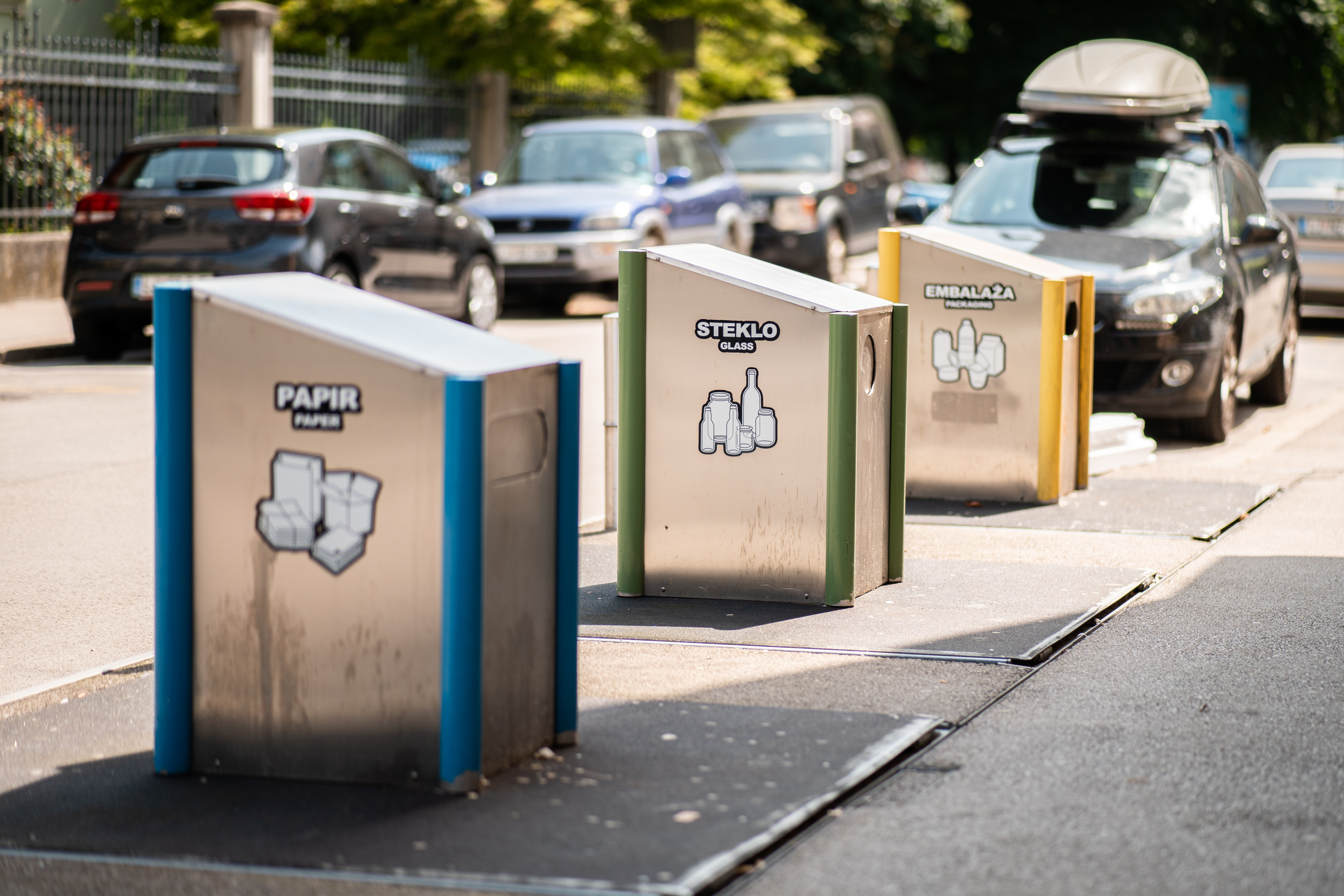 podzemne zbiralnice, ločevanje odpadkov, odpadki