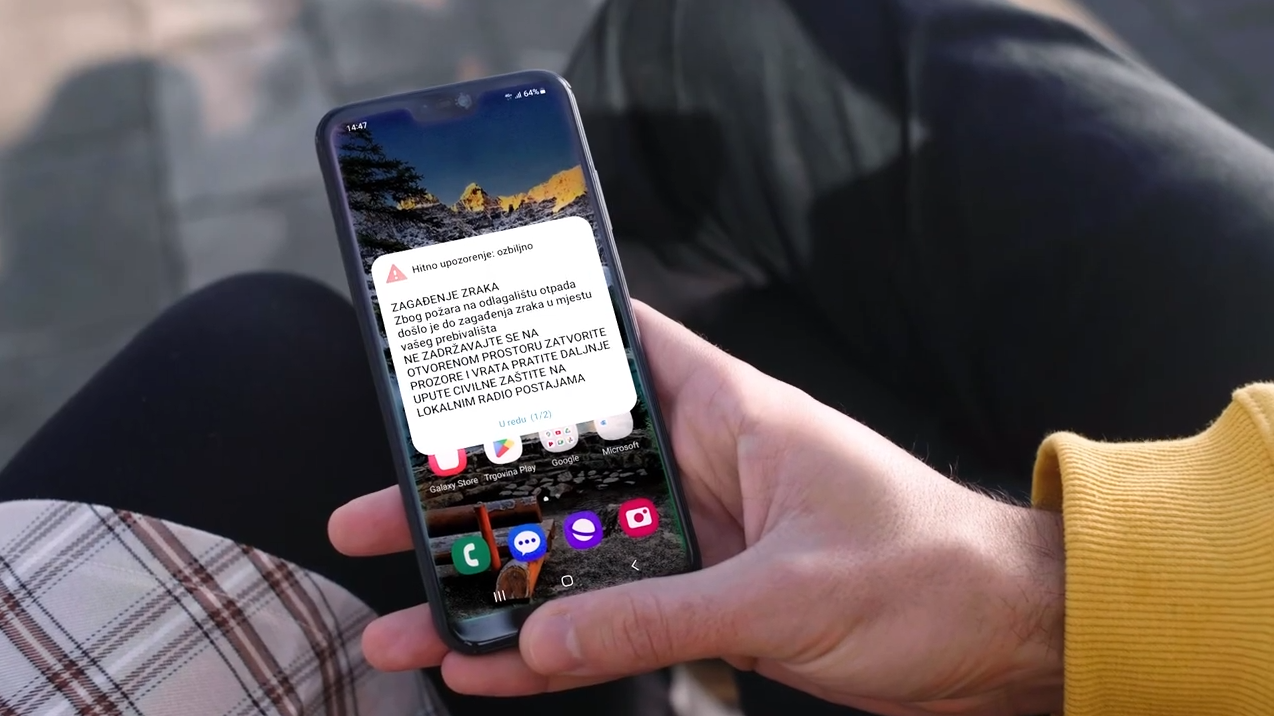 opozorilo, sporočilo, Hrvaška