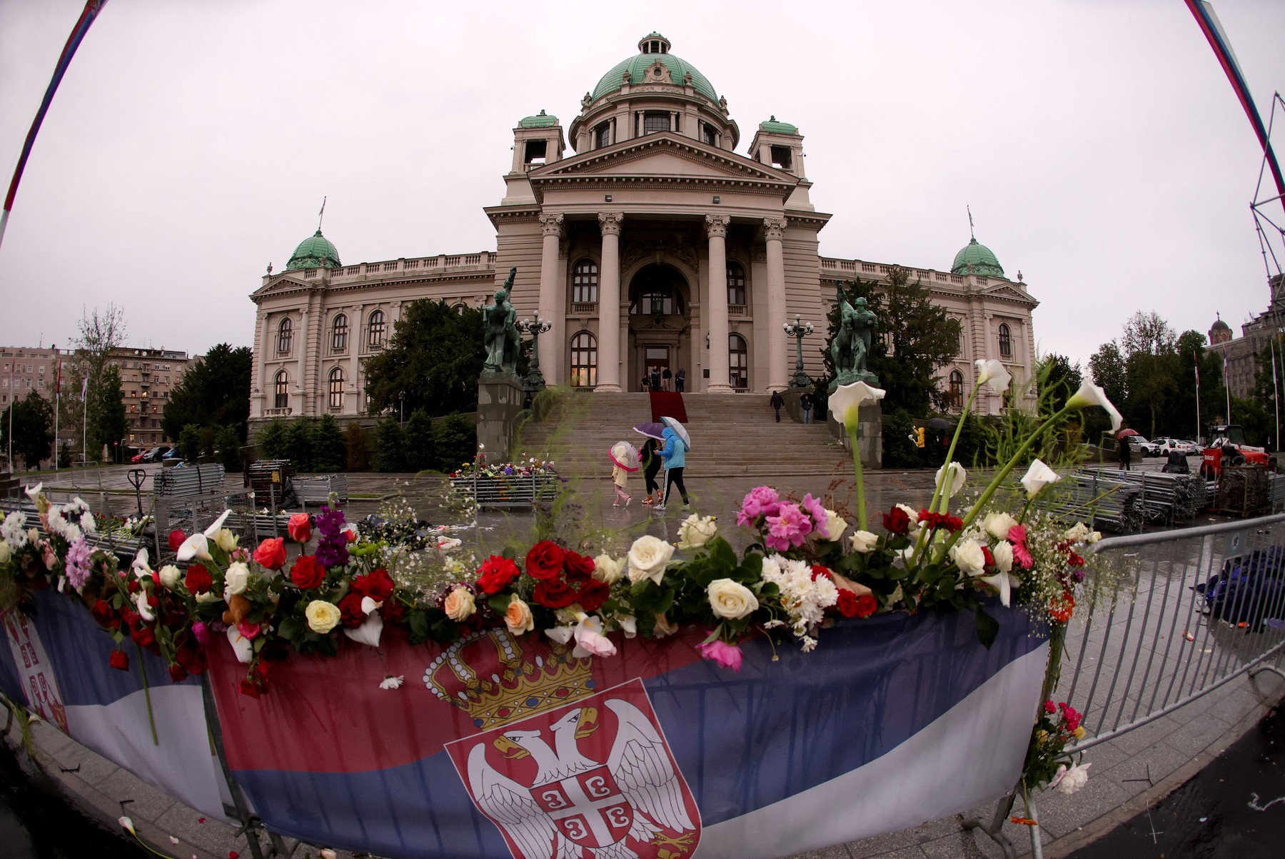 Beograd protest proti nasilju