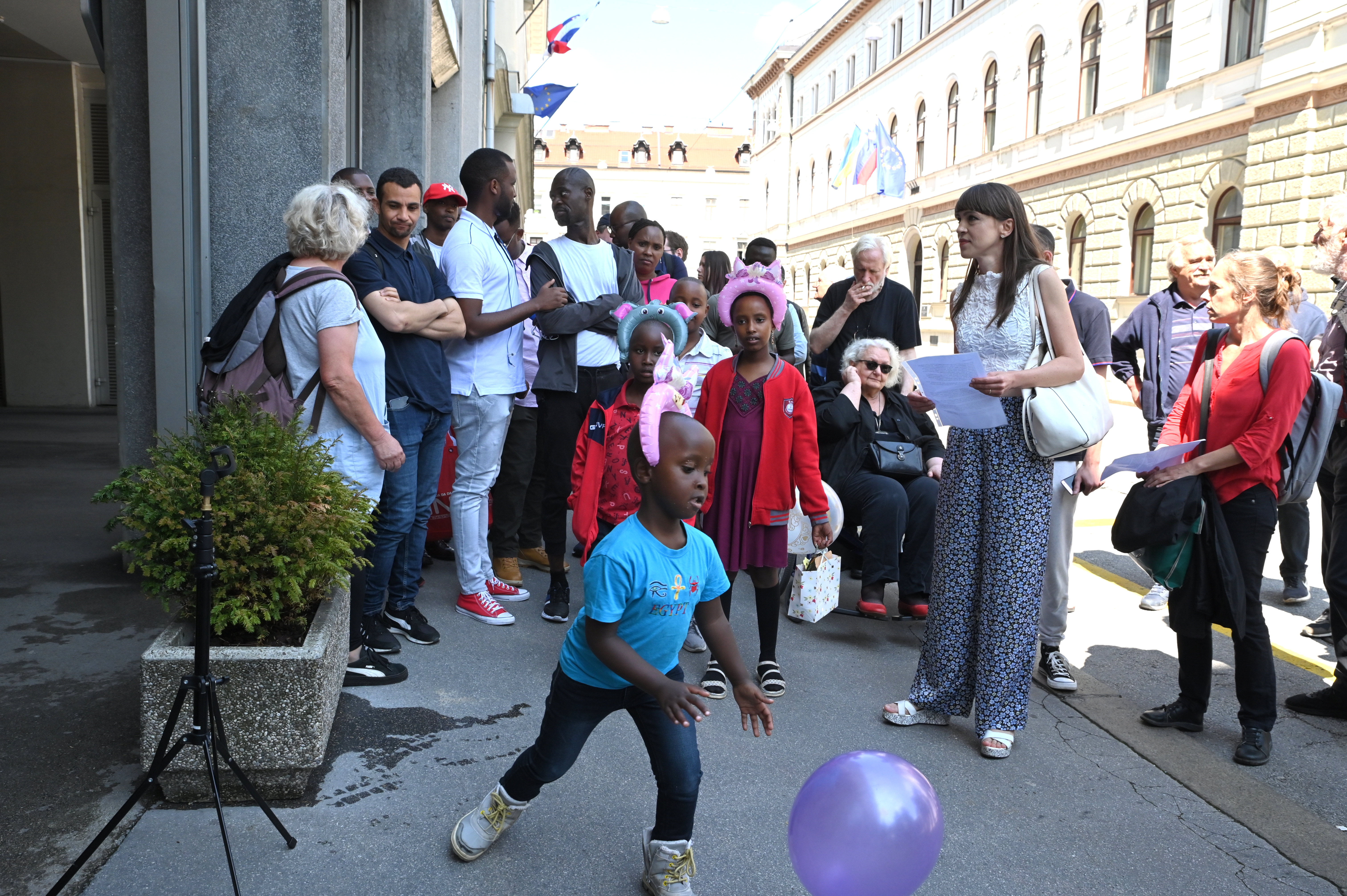 Novinarska konferenca predstavnikov prosilcev za azil, Inštituta 8. marec, Civilne iniciative izbrisanih, Protestne ljudske skupščine
