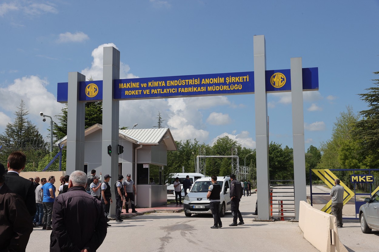 Eksplozija v obratu za proizvodnjo streliva v Turčiji. (Foto: PROFIMEDIA)