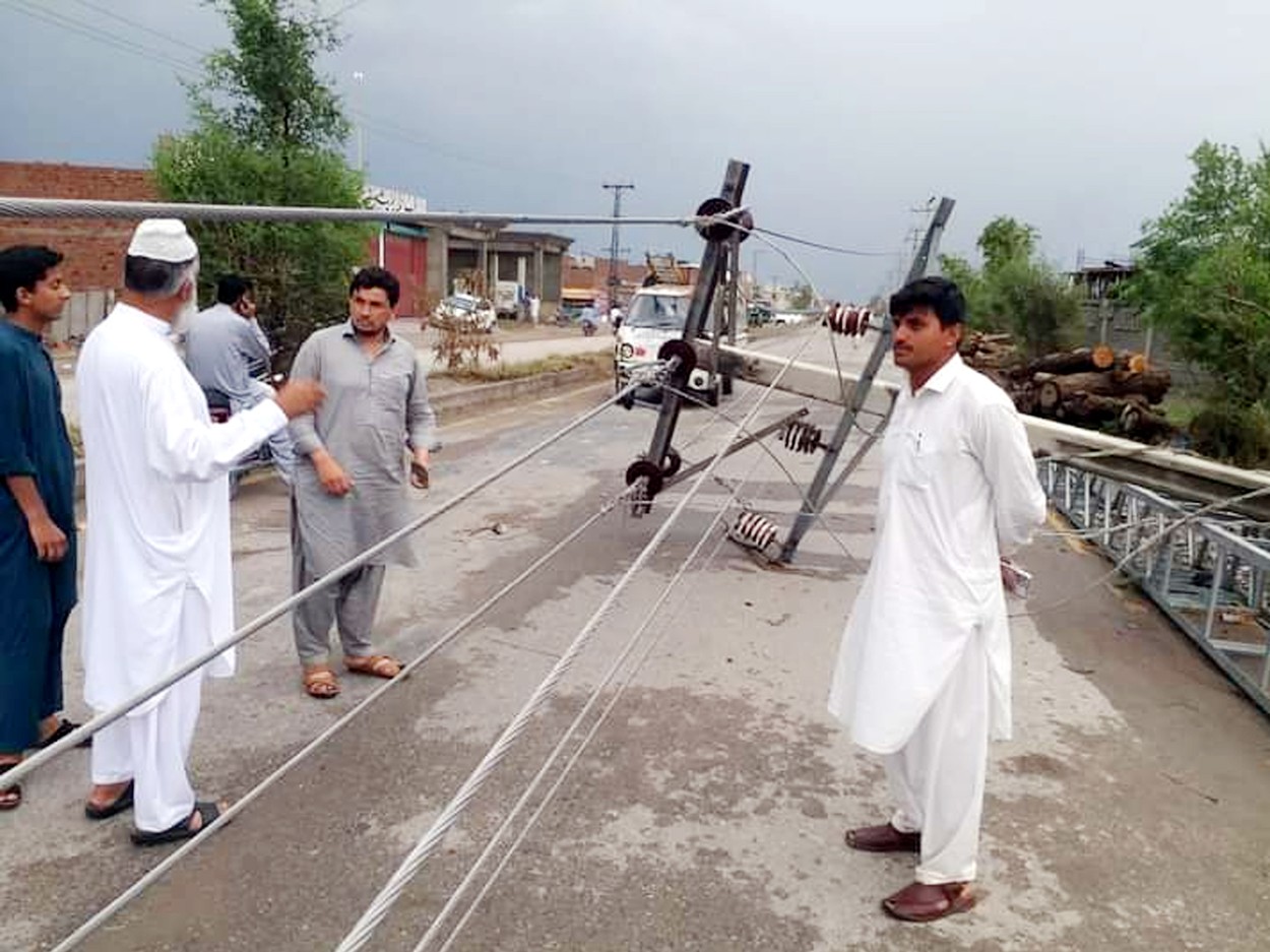 Posledice hudih poplav v Pakistanu.