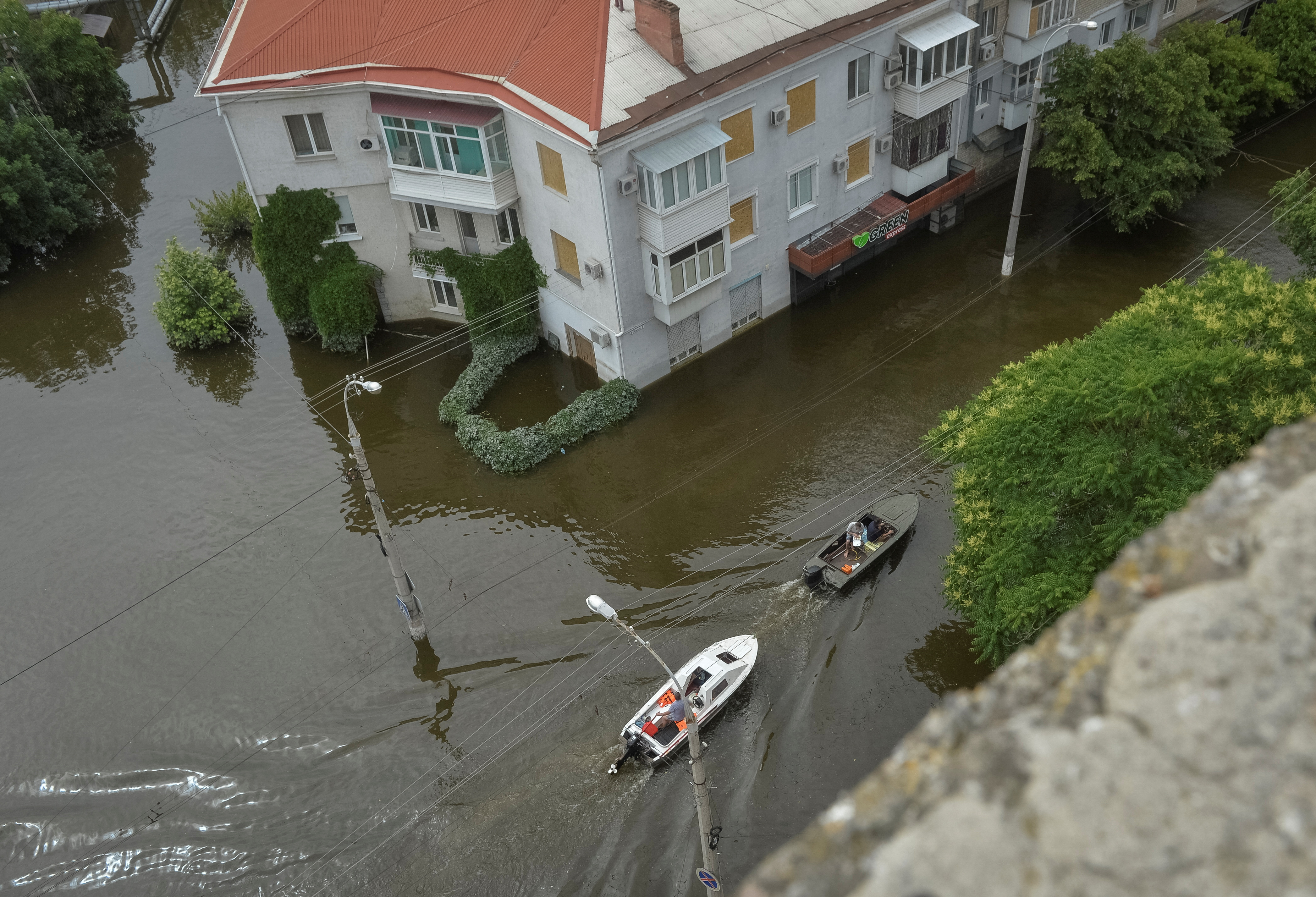 jez kahovka, poplave, ukrajina
