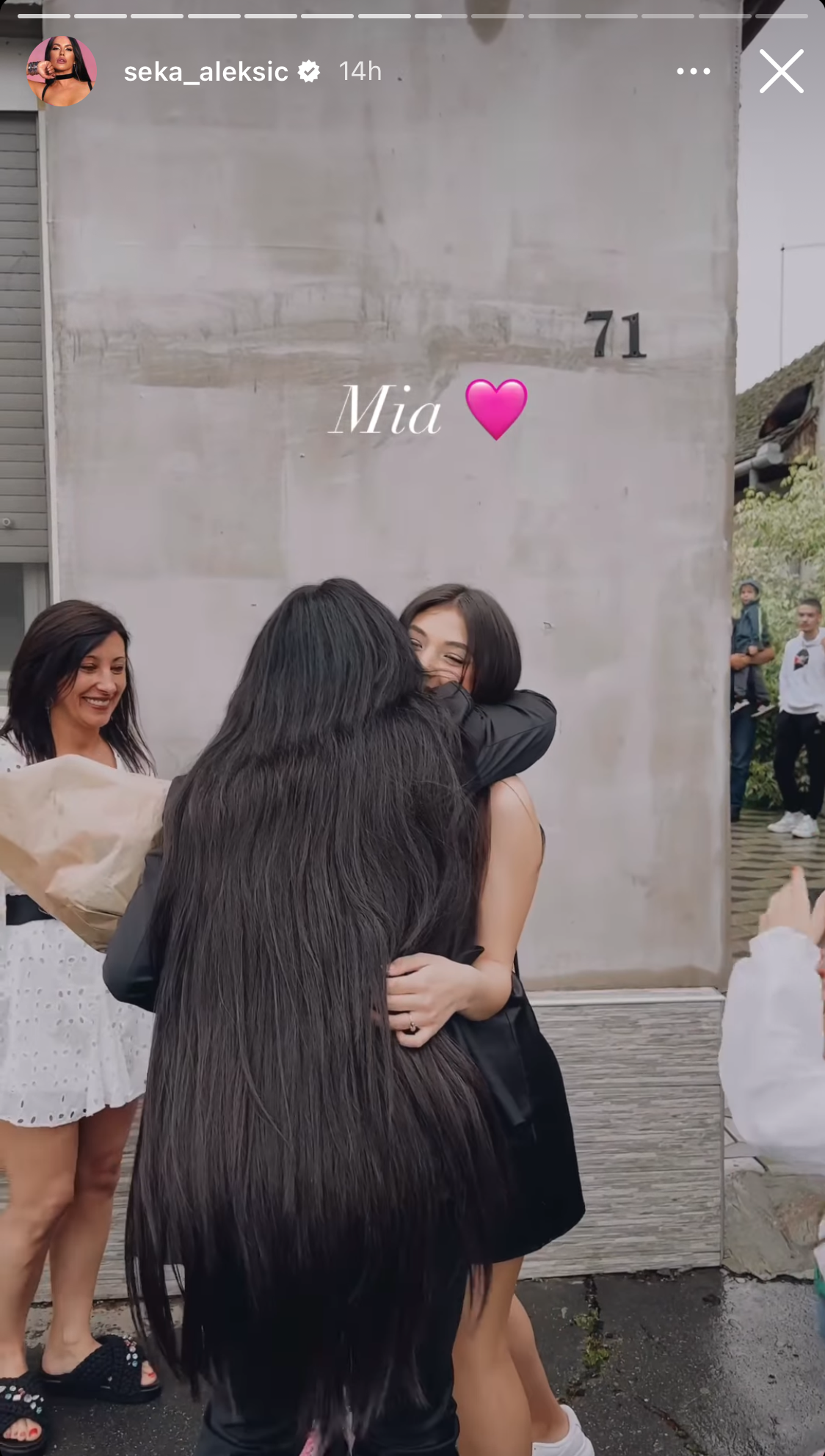 Seka Aleksić, valeta, Mia