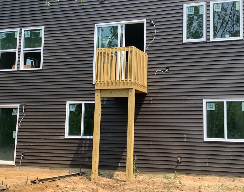 leseni balkon, arhitektura, dizajn